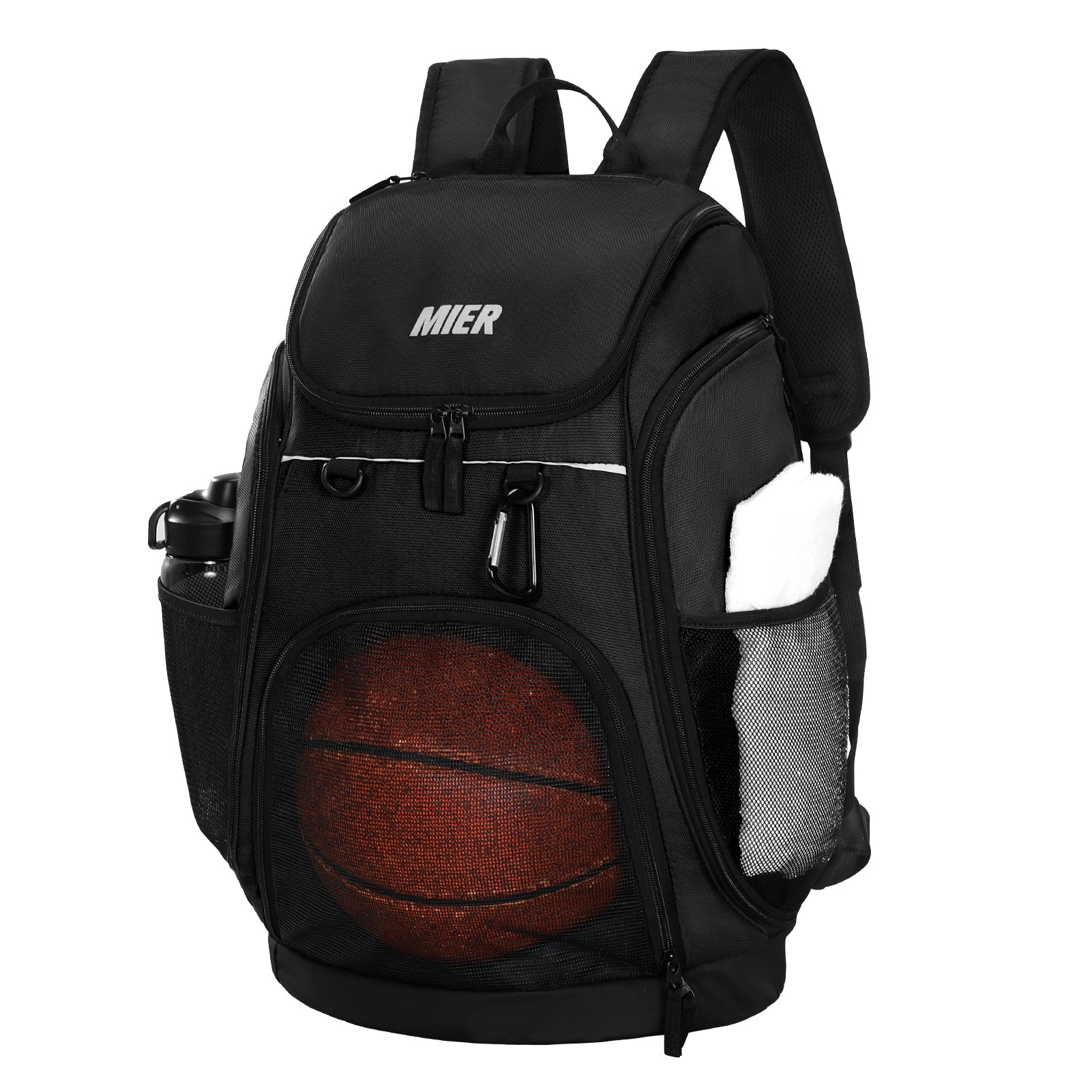 Basketball Backpack Large Sports Bag with Laptop Compartment - Image 2