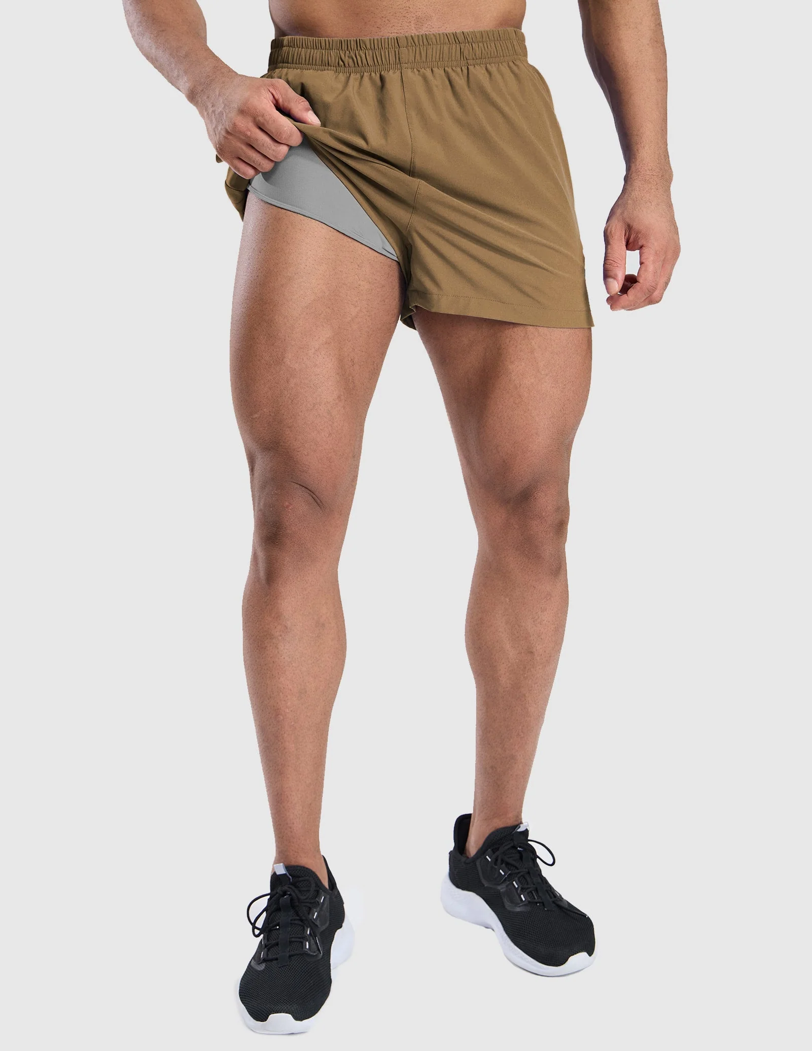 Men's PaceLite Split Shorts 3" - Image 3