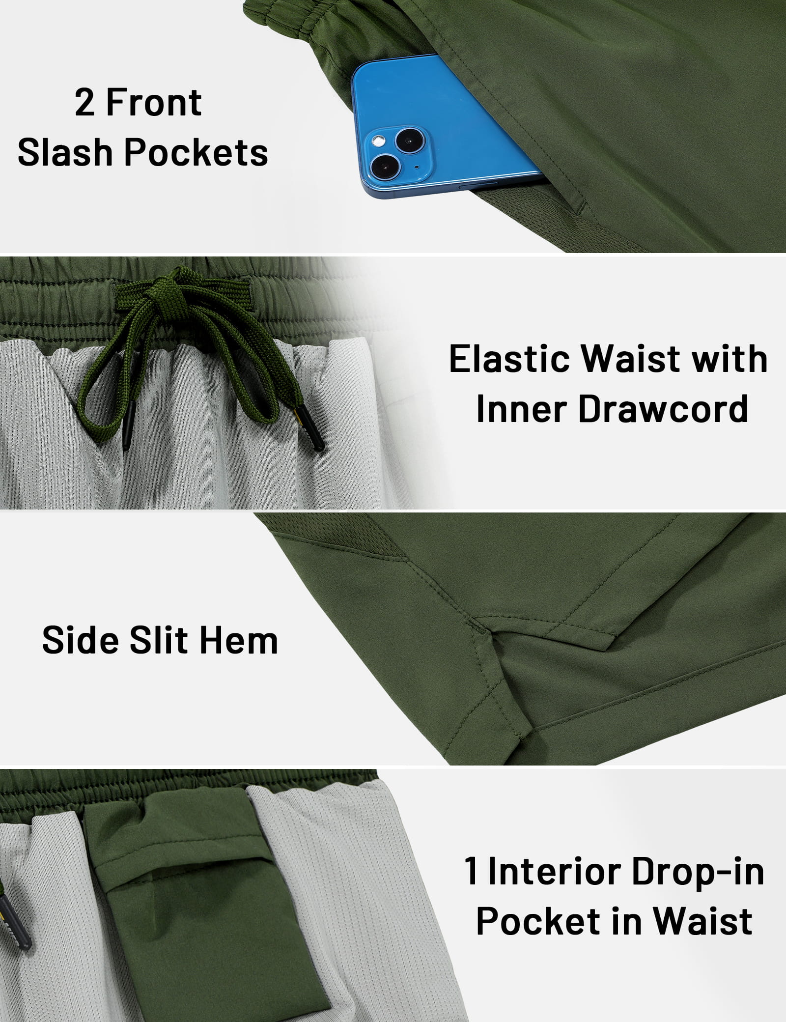 Men's PaceLite Split Shorts 3" - Image 6