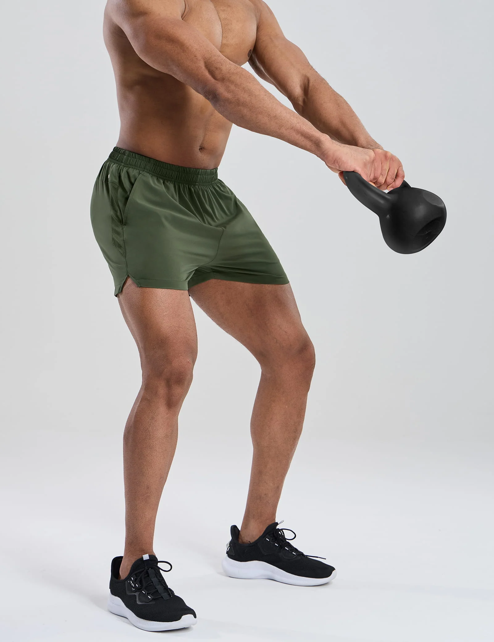 Men's PaceLite Split Shorts 3" - Image 8