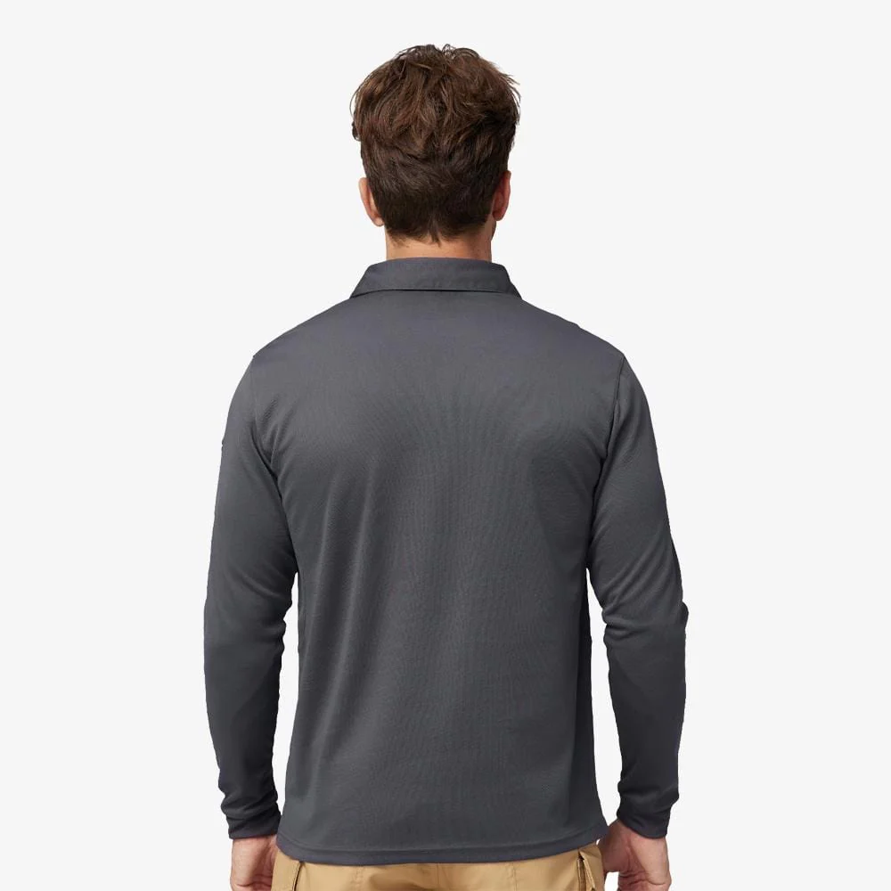 Men's Outdoor Tactical Long Sleeve Polo Shirts Quick Dry - Image 11