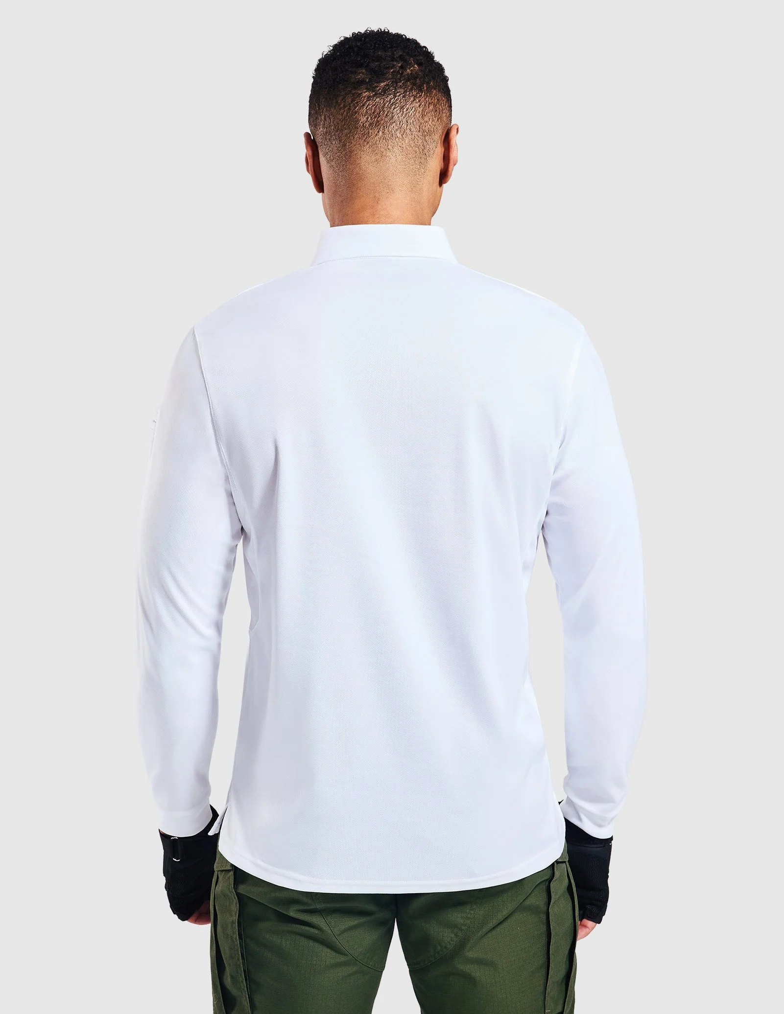 Men's Outdoor Tactical Long Sleeve Polo Shirts Quick Dry - Image 26