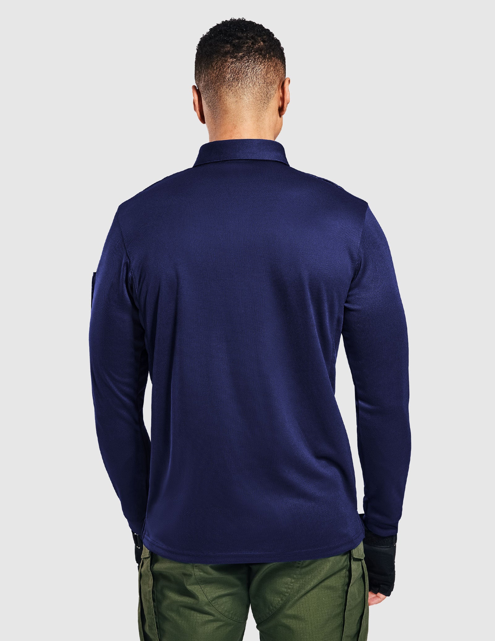 Men's Outdoor Tactical Long Sleeve Polo Shirts Quick Dry - Image 32
