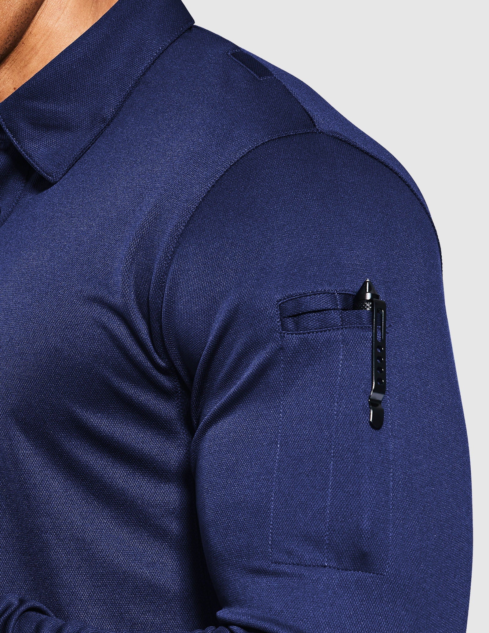 Men's Outdoor Tactical Long Sleeve Polo Shirts Quick Dry - Image 35