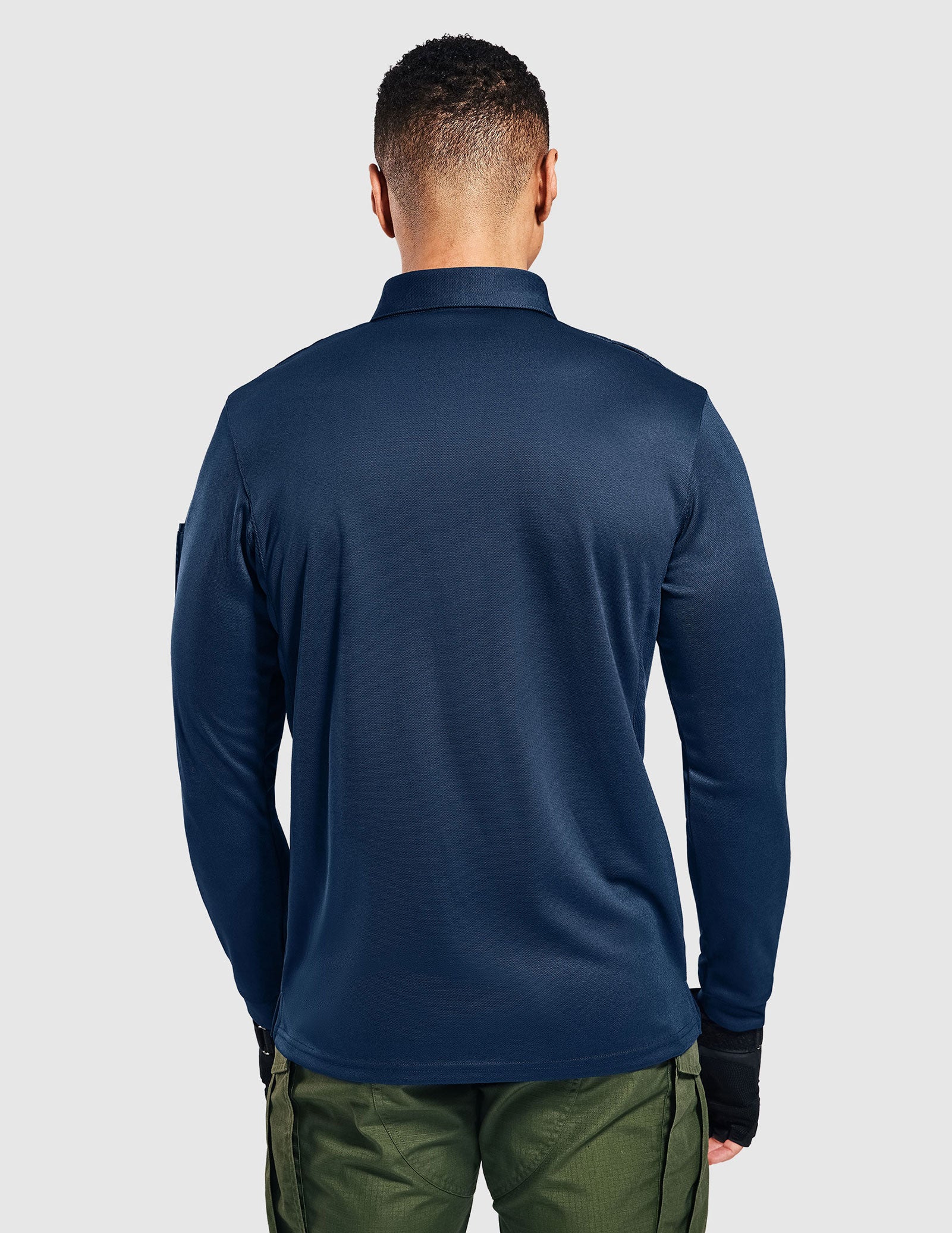 Men's Outdoor Tactical Long Sleeve Polo Shirts Quick Dry - Image 96