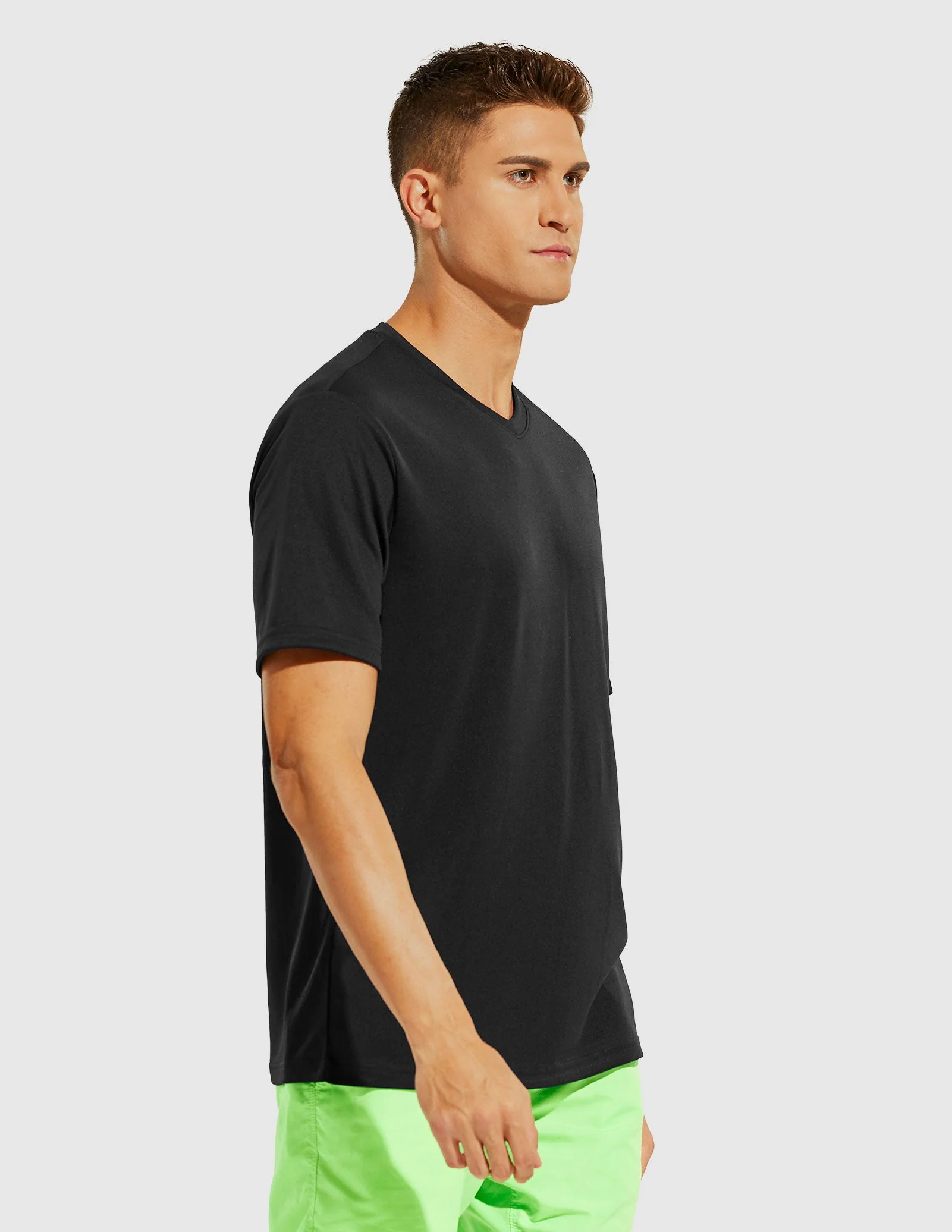 Men's SprintDry™ Recycled V Neck T-Shirt - Image 23