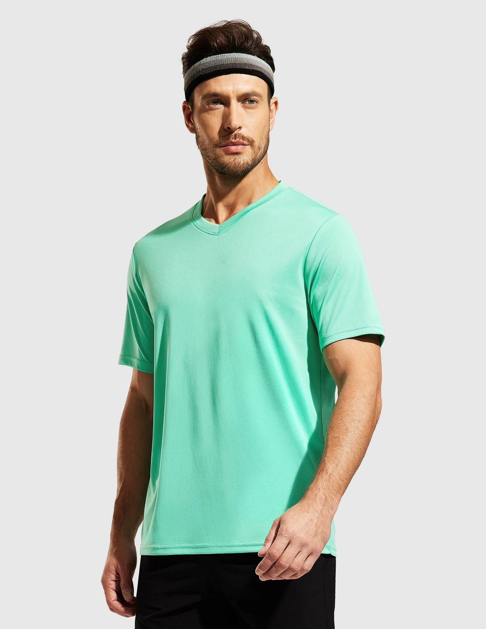 Men's SprintDry™ Recycled V Neck T-Shirt - Image 3