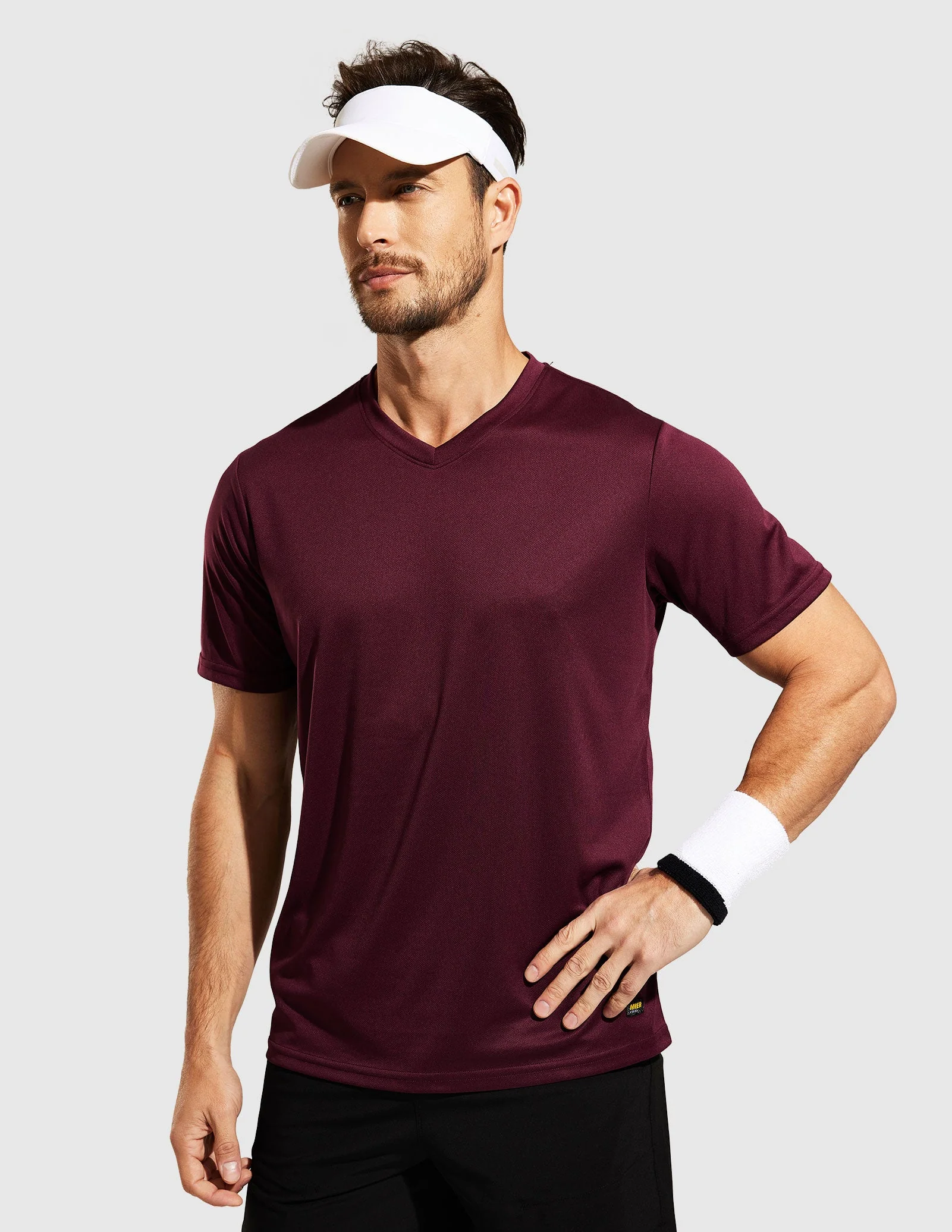 Men's SprintDry™ Recycled V Neck T-Shirt - Image 37