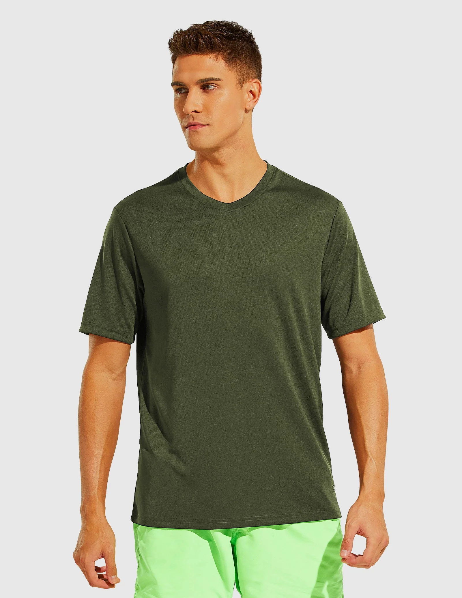 Men's SprintDry™ Recycled V Neck T-Shirt - Image 6