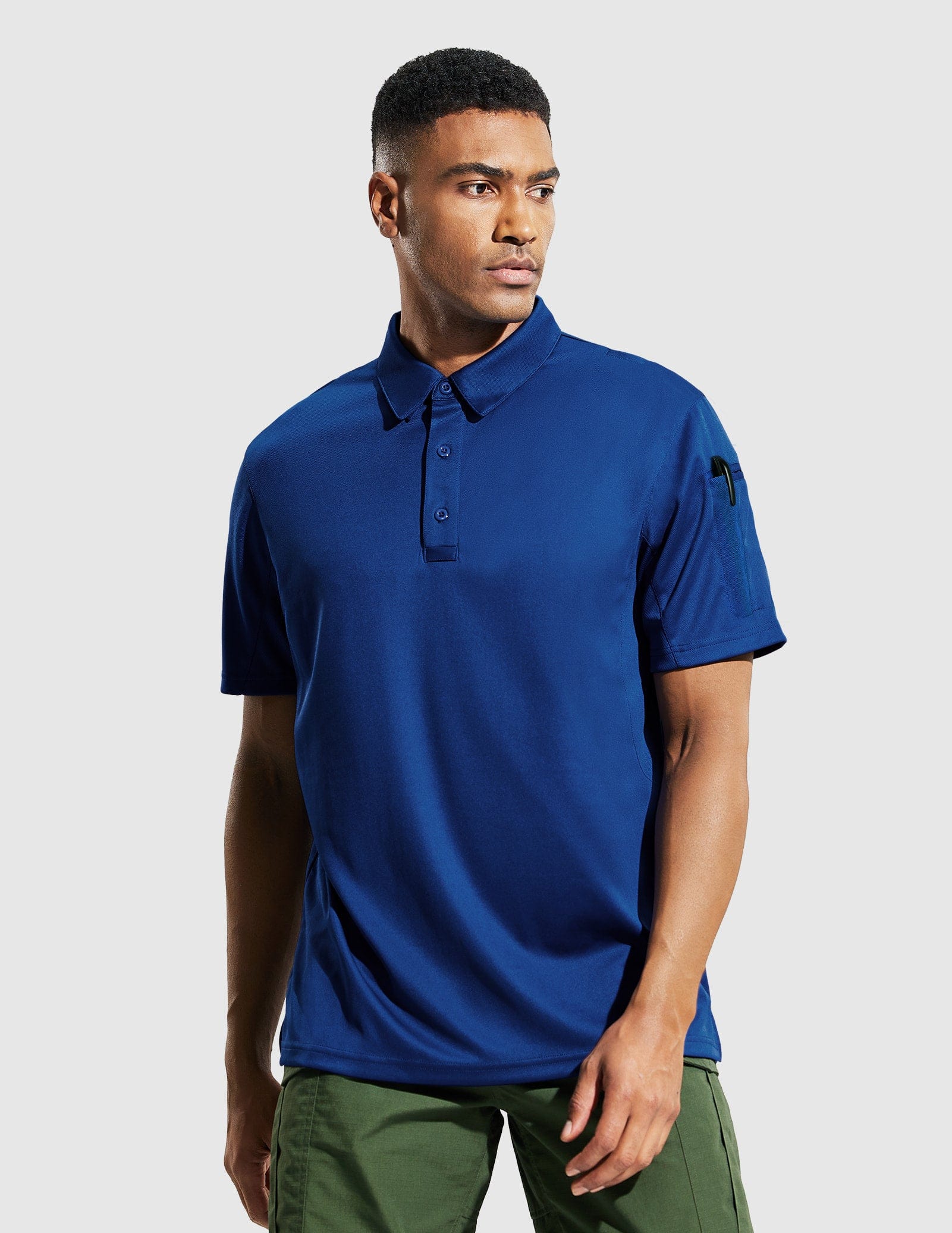 Men's Tactical Polo Shirts Outdoor Performance Collared Shirt - Image 24