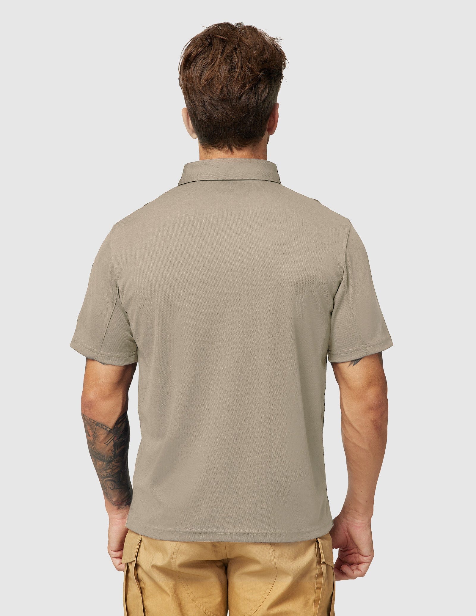 Men's Tactical Polo Shirts Outdoor Performance Collared Shirt - Image 52