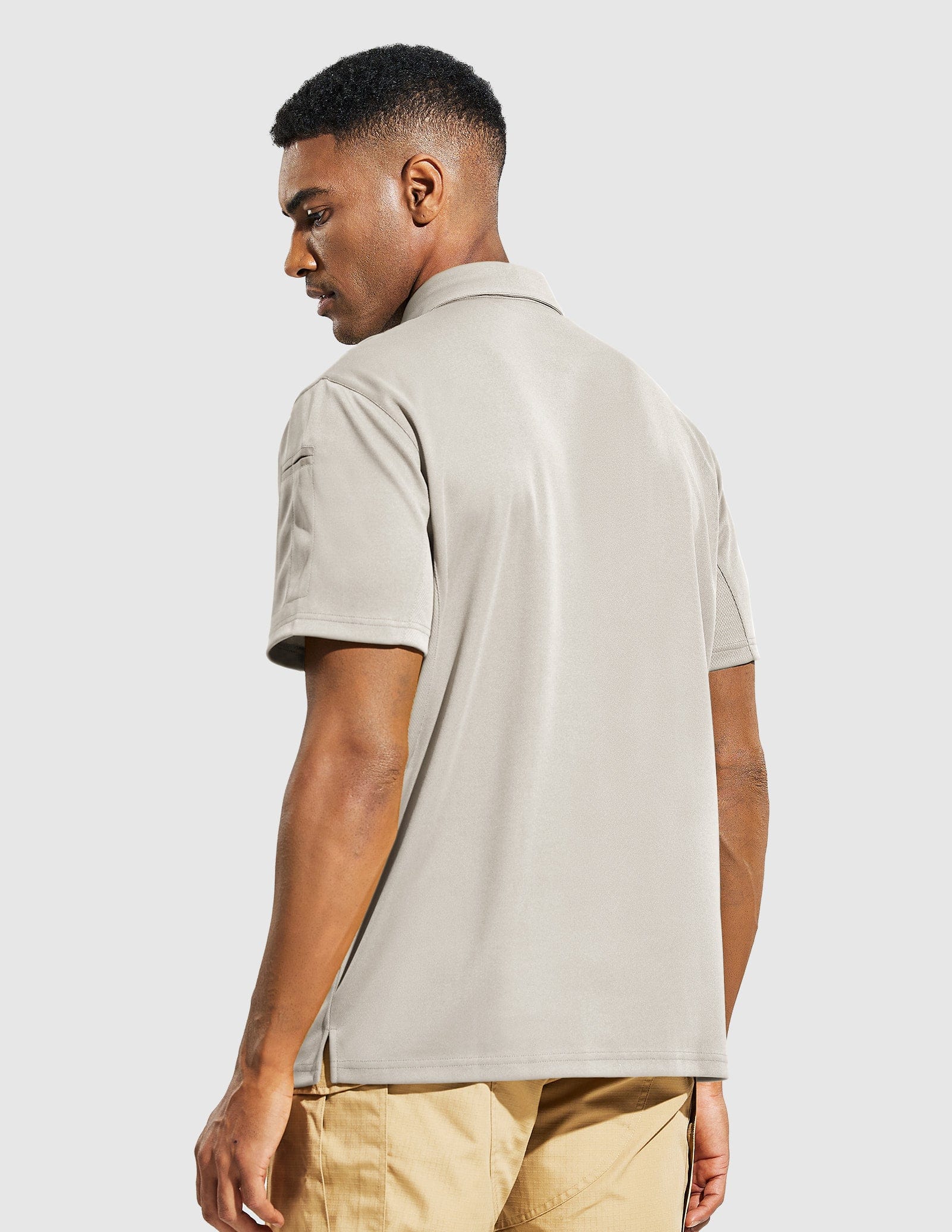 Men's Tactical Polo Shirts Outdoor Performance Collared Shirt - Image 65