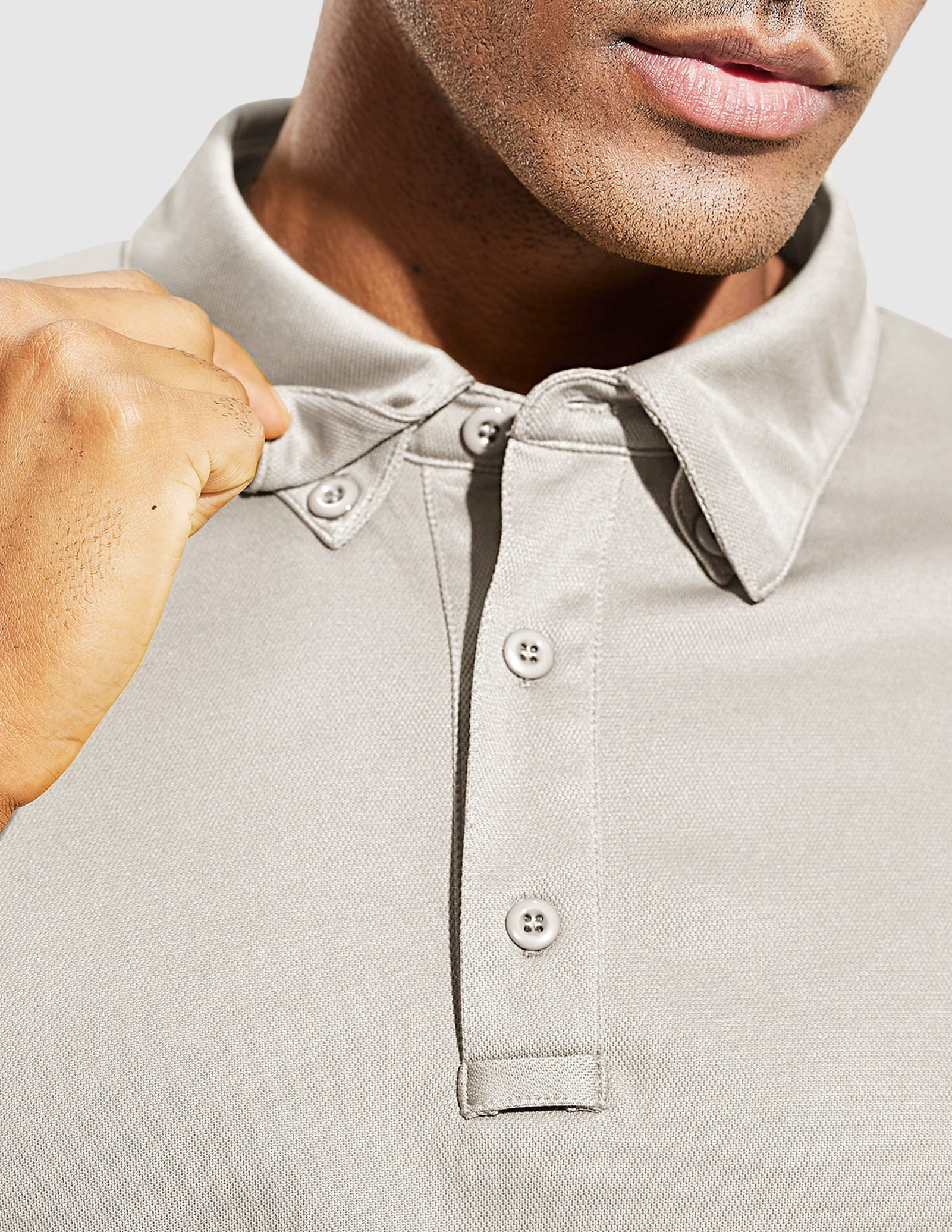Men's Tactical Polo Shirts Outdoor Performance Collared Shirt - Image 69