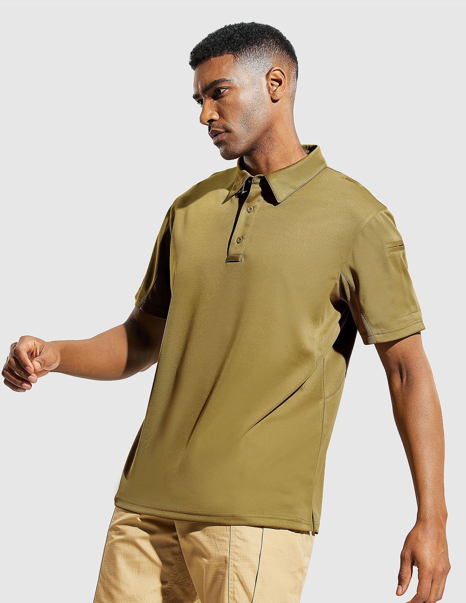 Men's Tactical Polo Shirts Outdoor Performance Collared Shirt - Image 85
