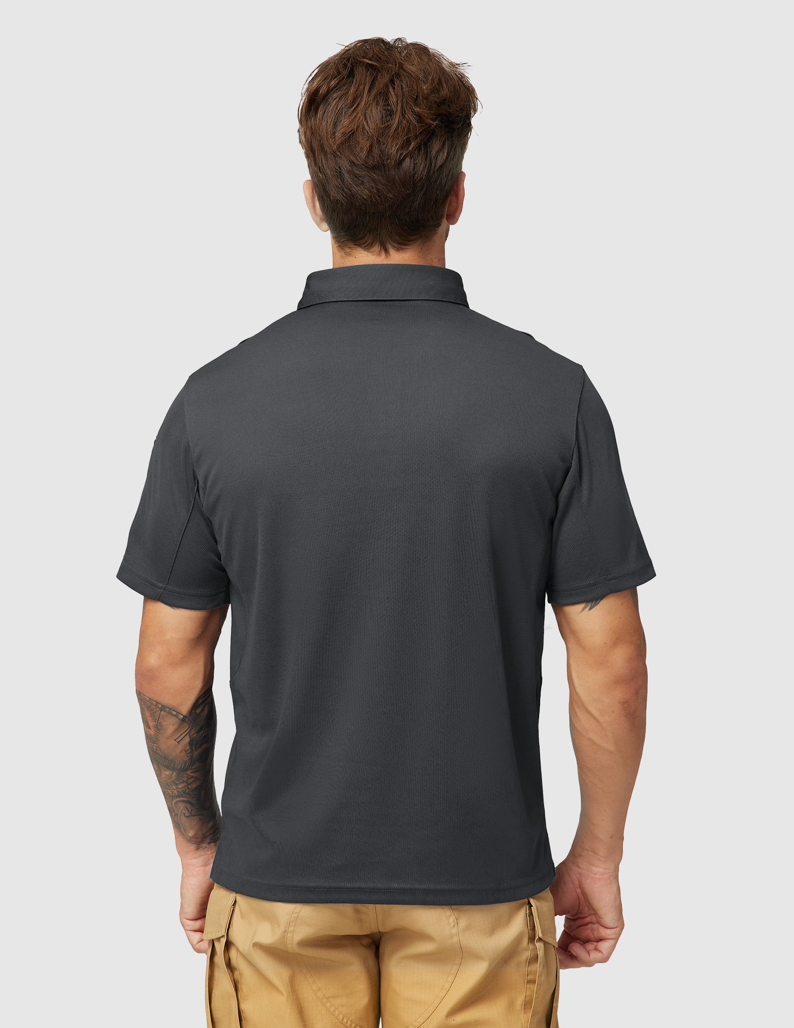 Men's Tactical Polo Shirts Outdoor Performance Collared Shirt - Image 88