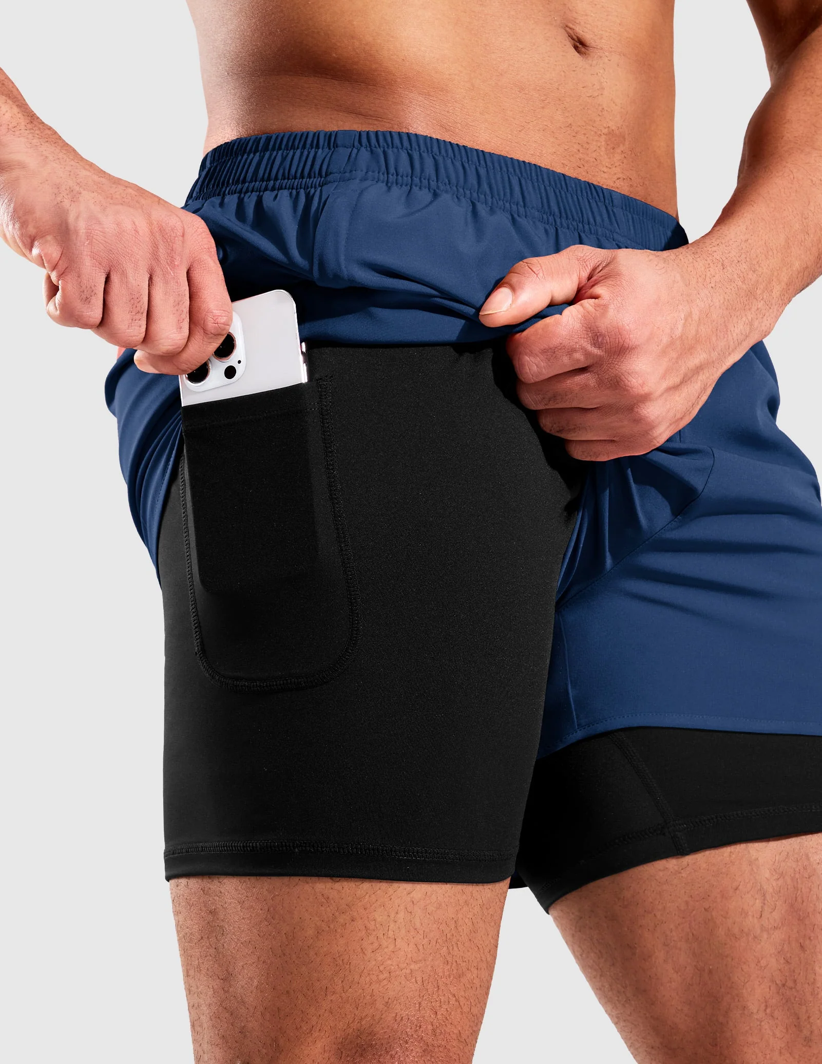 Men's SprintDry™ 2-In-1 Running Shorts 3 Inch w/ 5" Liner - Image 25