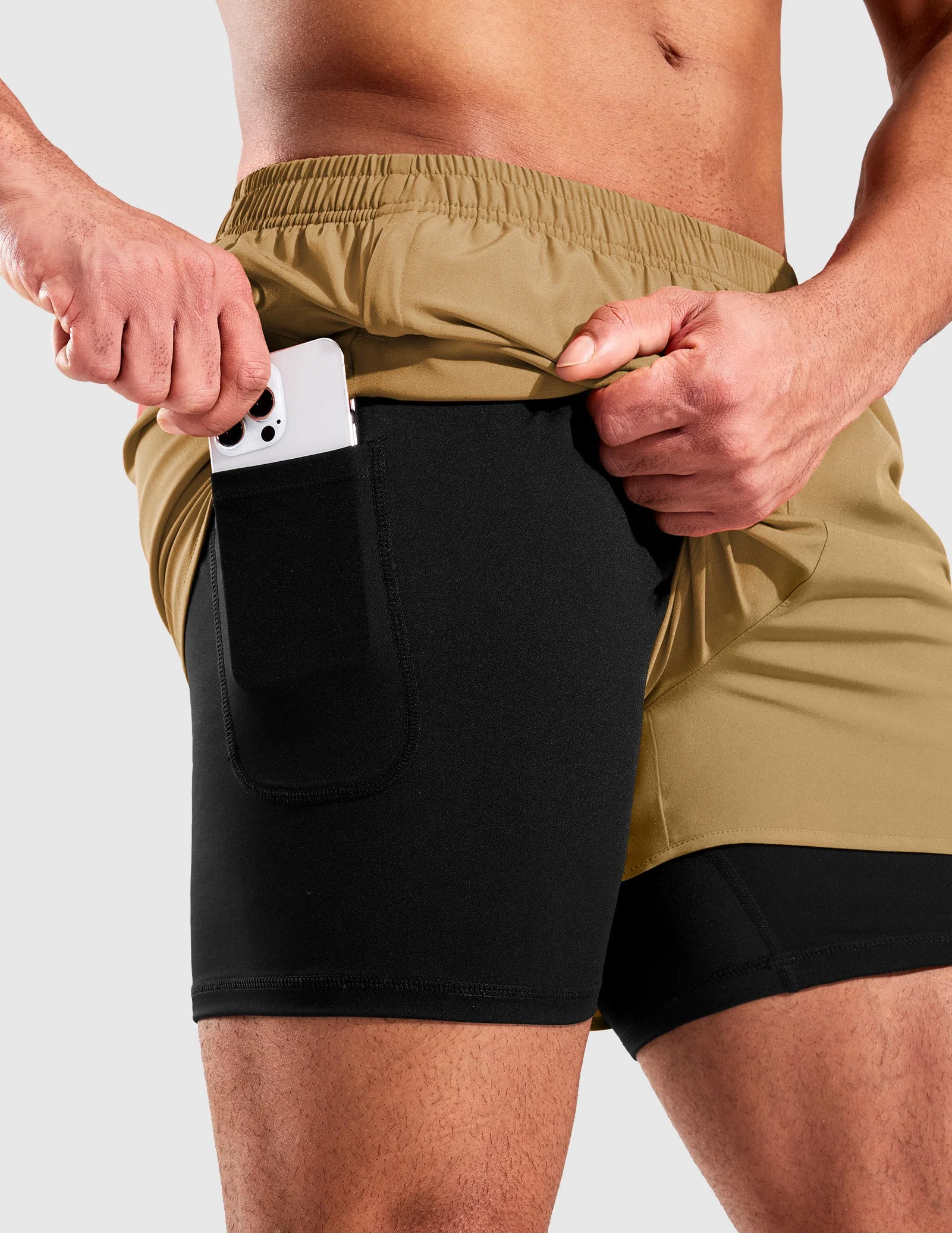 Men's SprintDry™ 2-In-1 Running Shorts 3 Inch w/ 5" Liner - Image 37