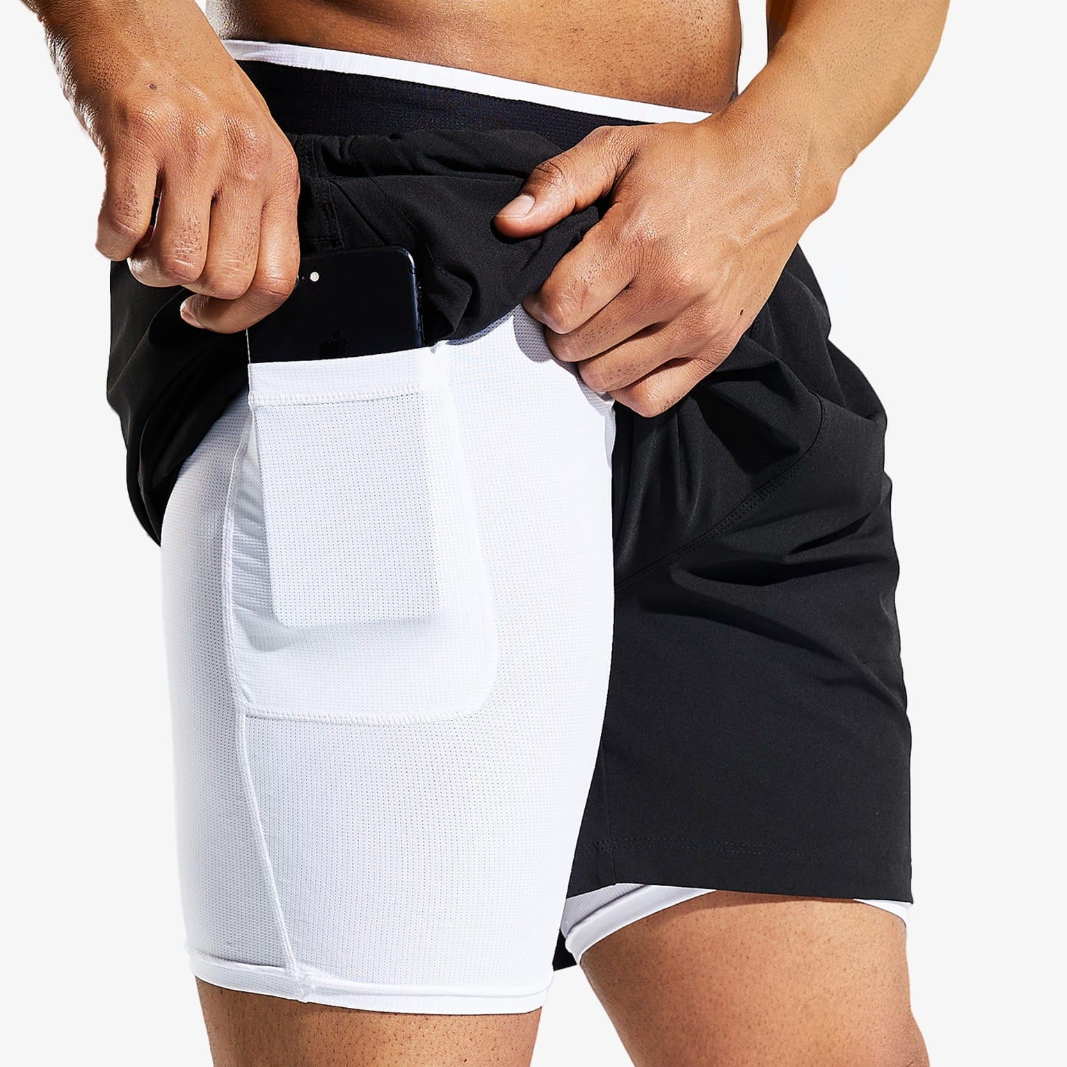 Men's 2 in 1 Running Shorts 5" - Image 17