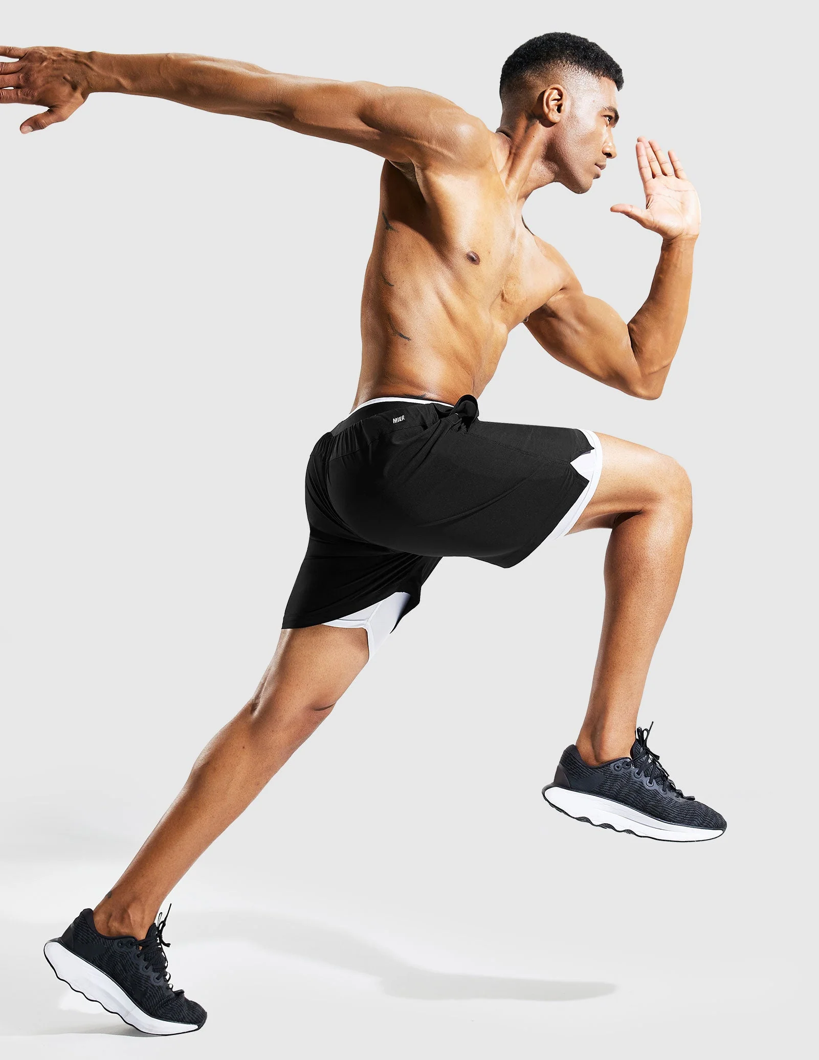 Men's 2 in 1 Running Shorts 5" - Image 35