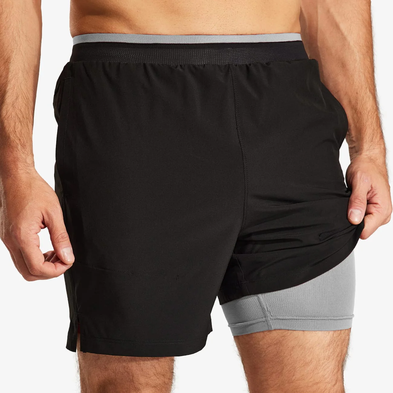Men's 2 in 1 Running Shorts 5" - Image 5