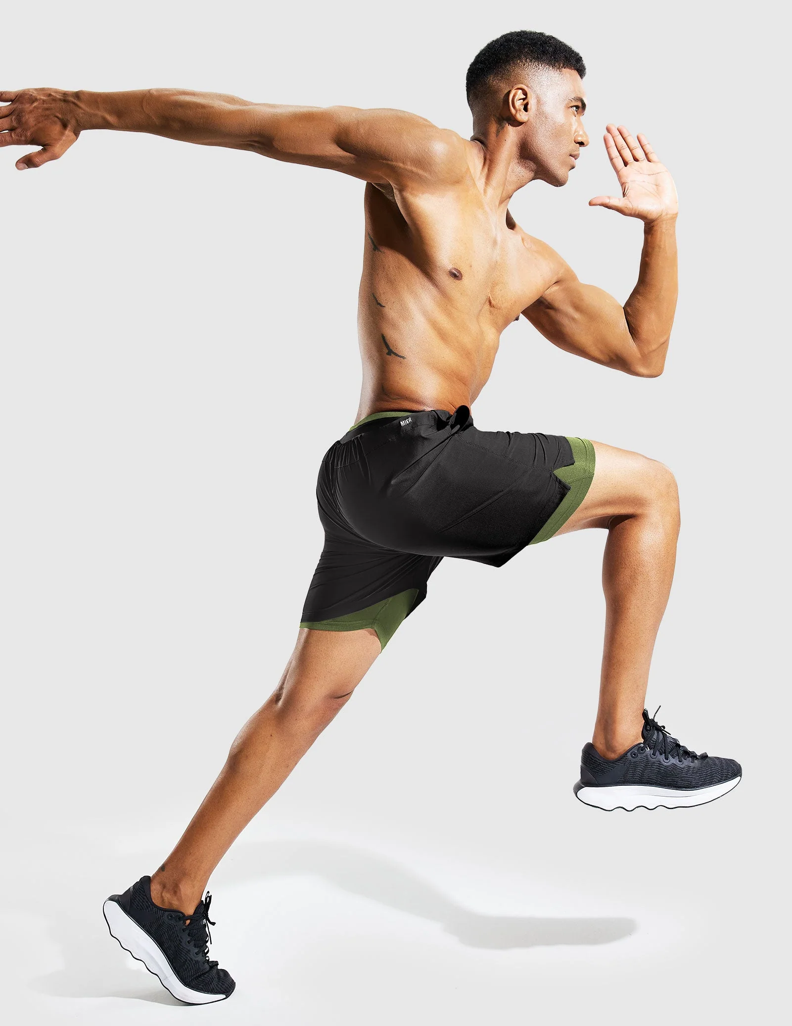 Men's 2 in 1 Running Shorts 5" - Image 62