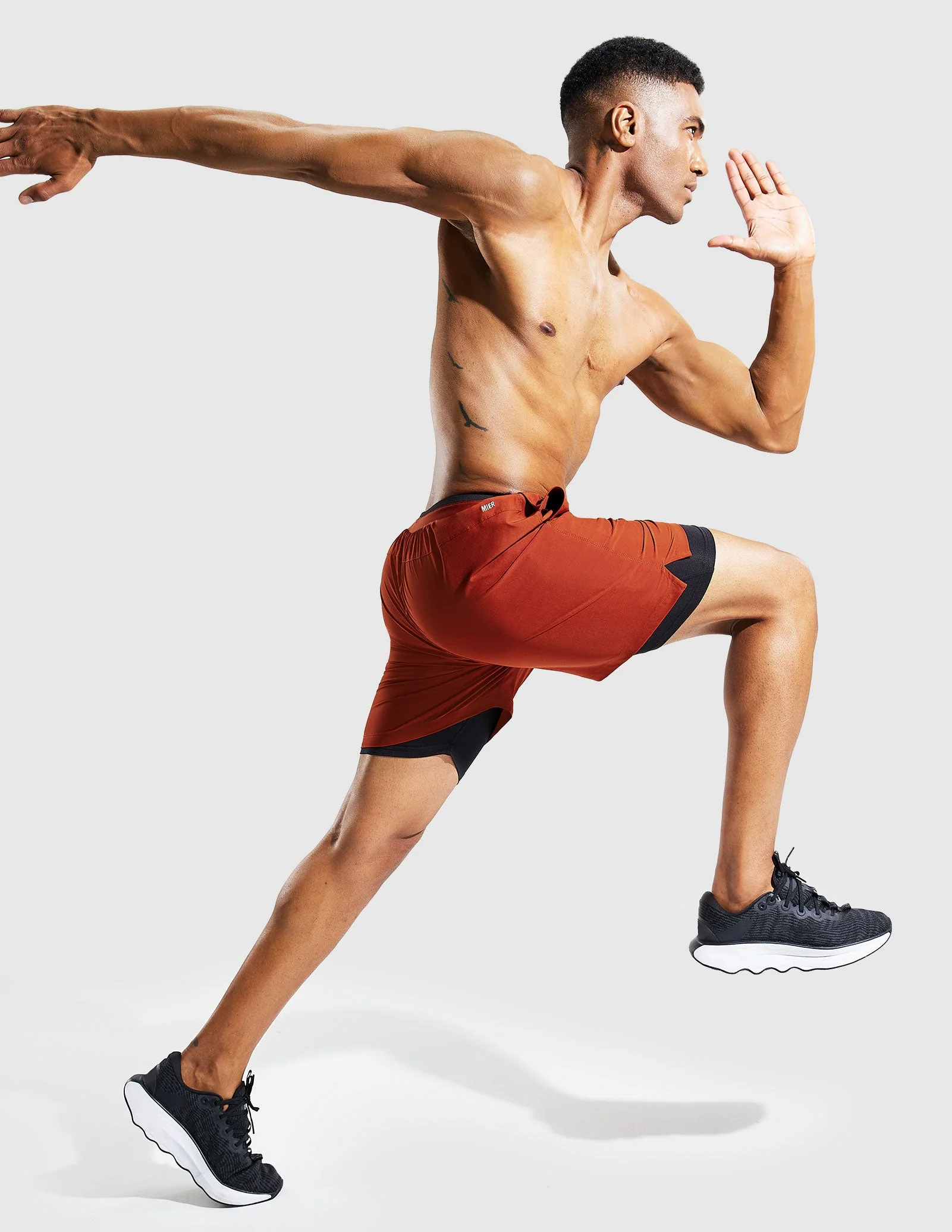 Men's 2 in 1 Running Shorts 5" - Image 73