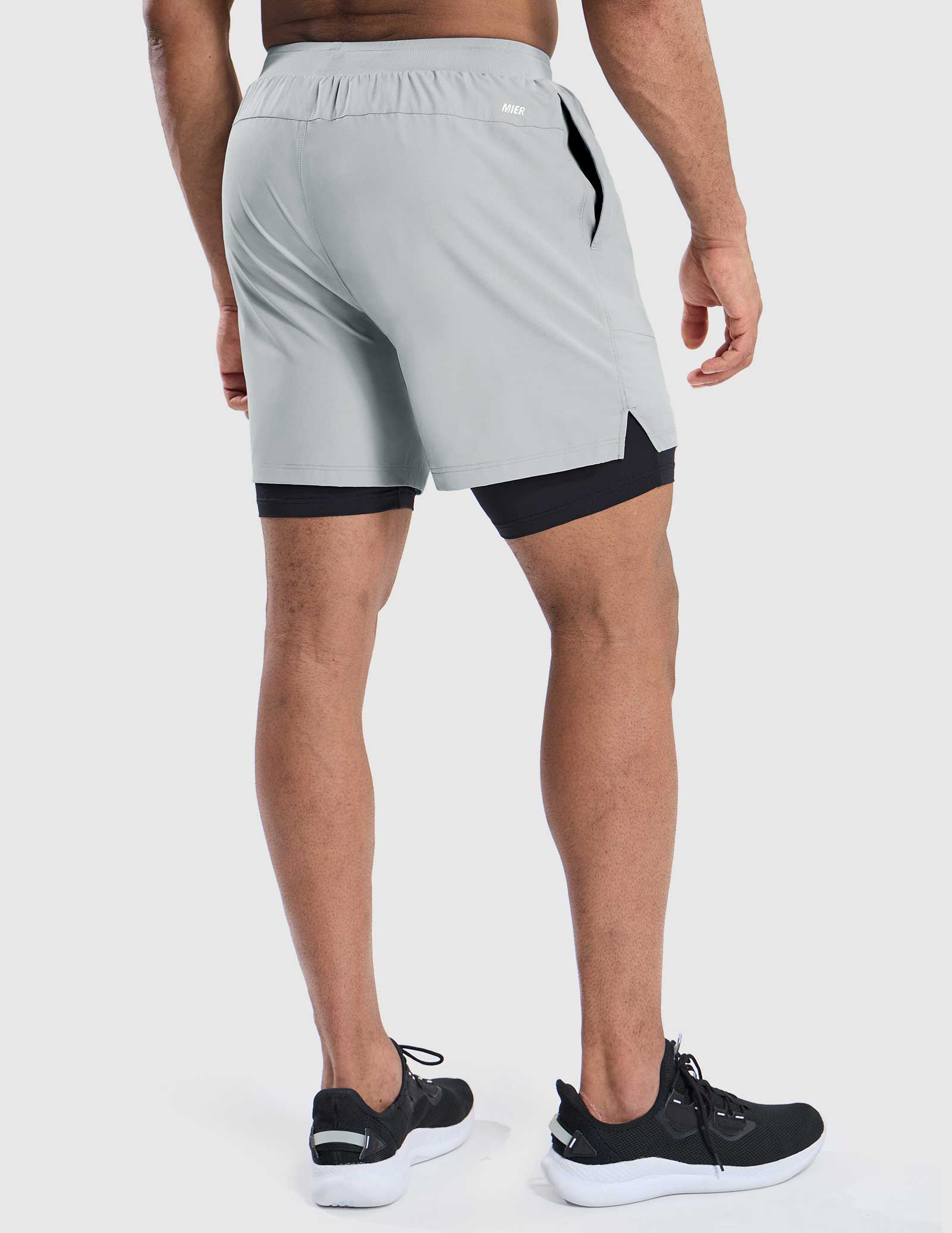 Men's 2 in 1 Running Shorts 5" - Image 80