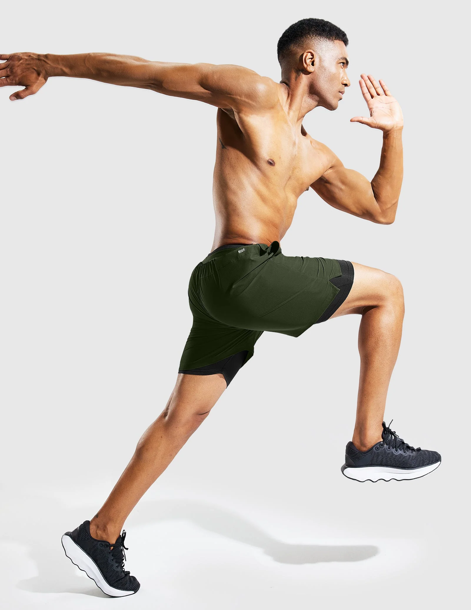 Men's 2 in 1 Running Shorts 5" - Image 87