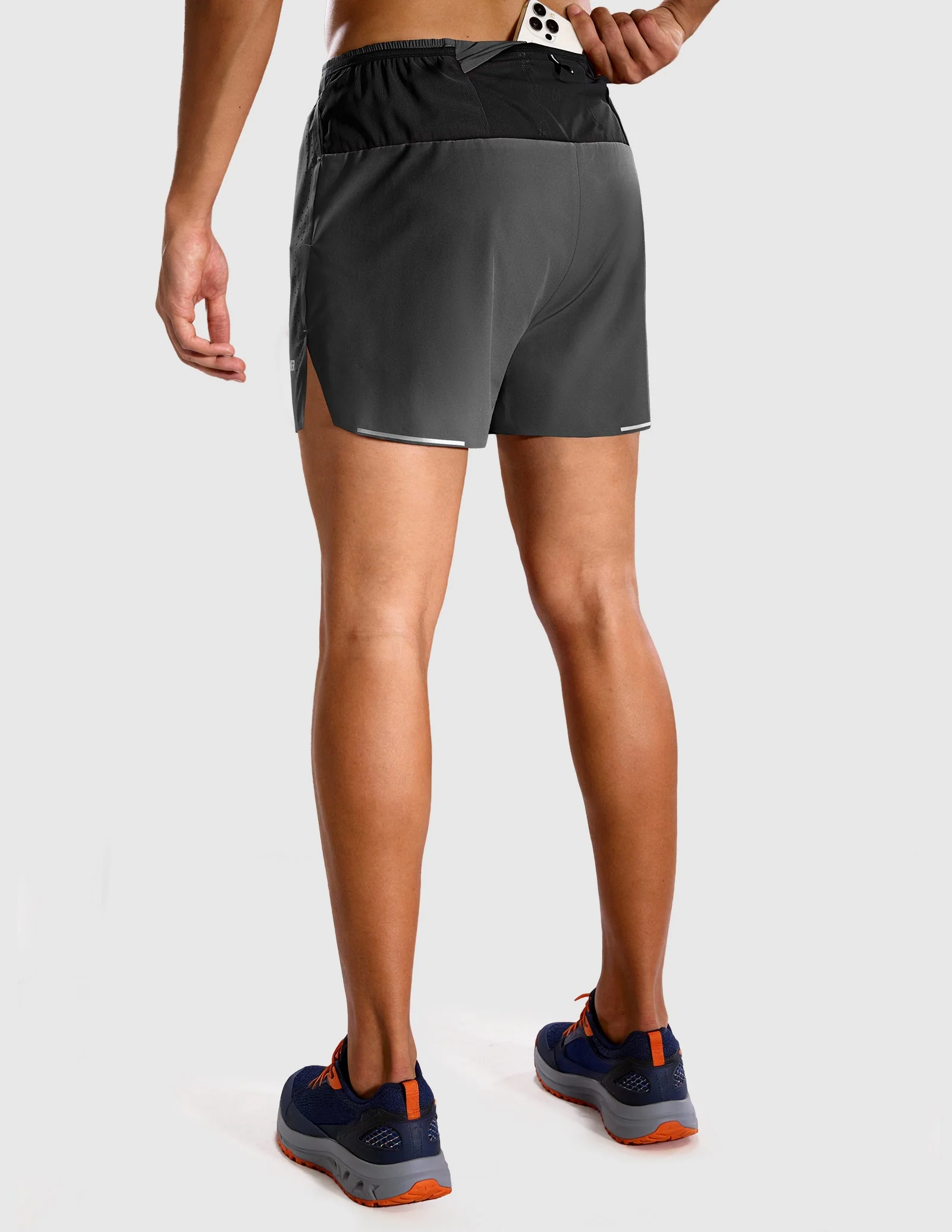 Limitless Men's 3.5" Running Shorts Marathon Training Shorts with Liner - Image 3
