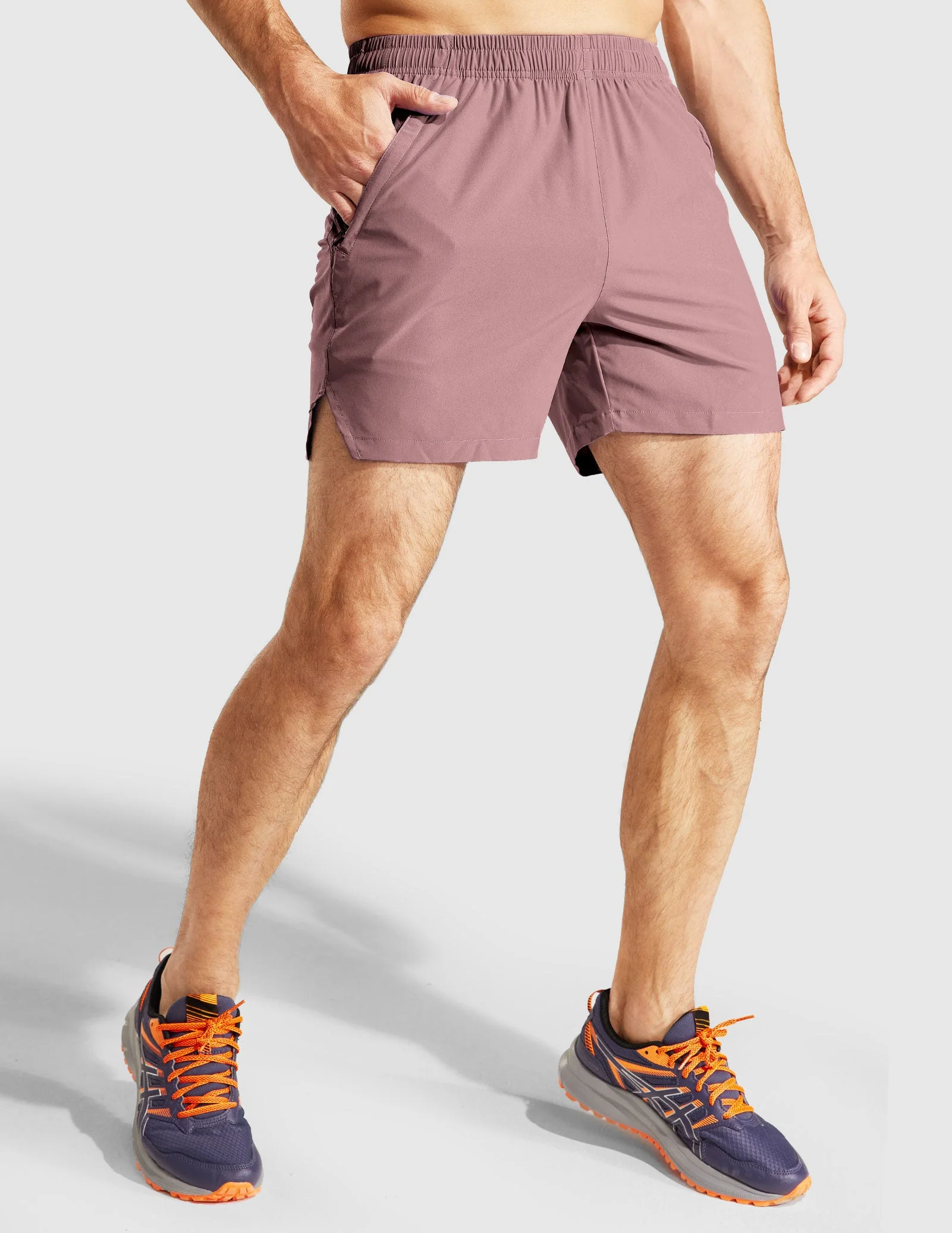 Men's PaceLite Shorts W/ Zipper Pockets 5" - Image 100