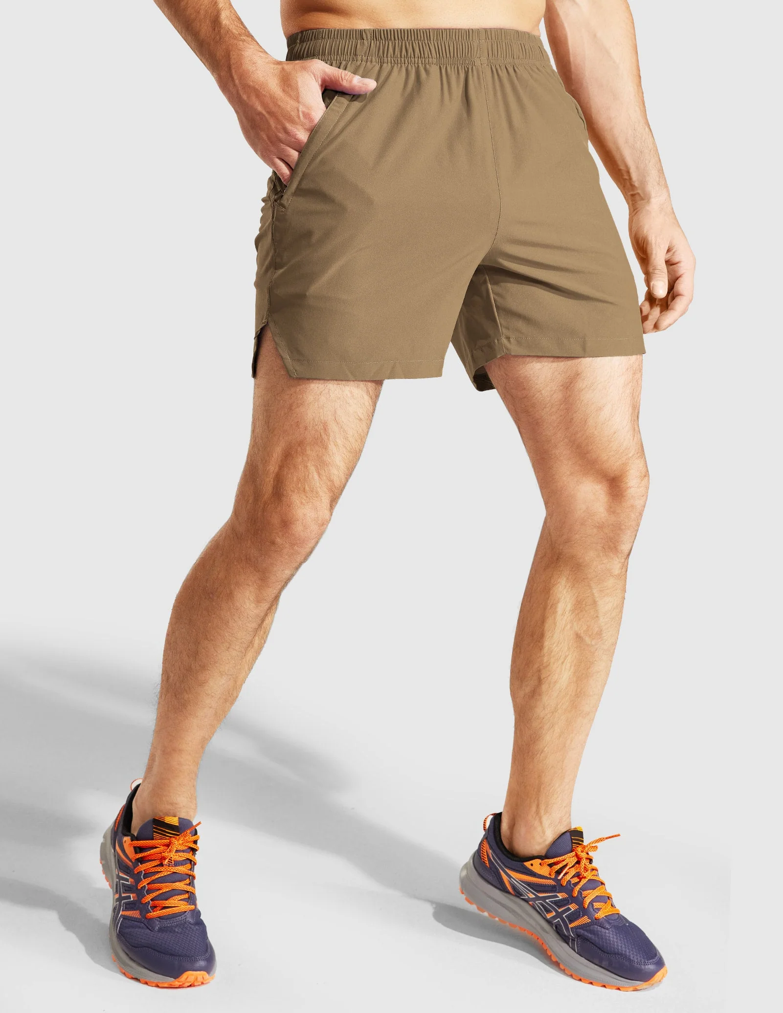Men's PaceLite Shorts W/ Zipper Pockets 5" - Image 105