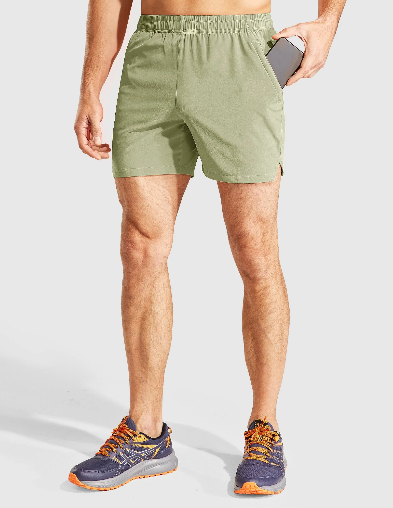 Men's PaceLite Shorts W/ Zipper Pockets 5" - Image 15