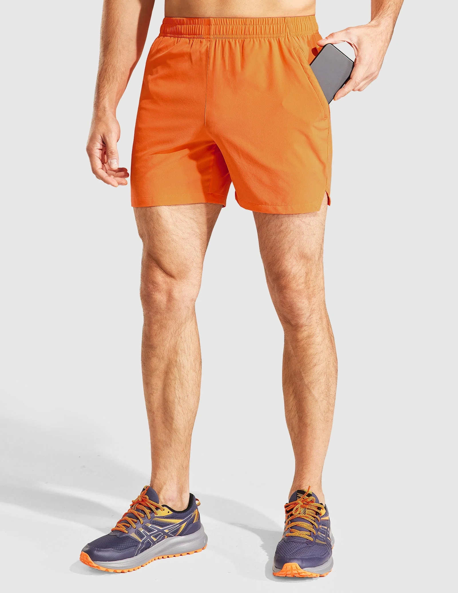 Men's PaceLite Shorts W/ Zipper Pockets 5" - Image 3