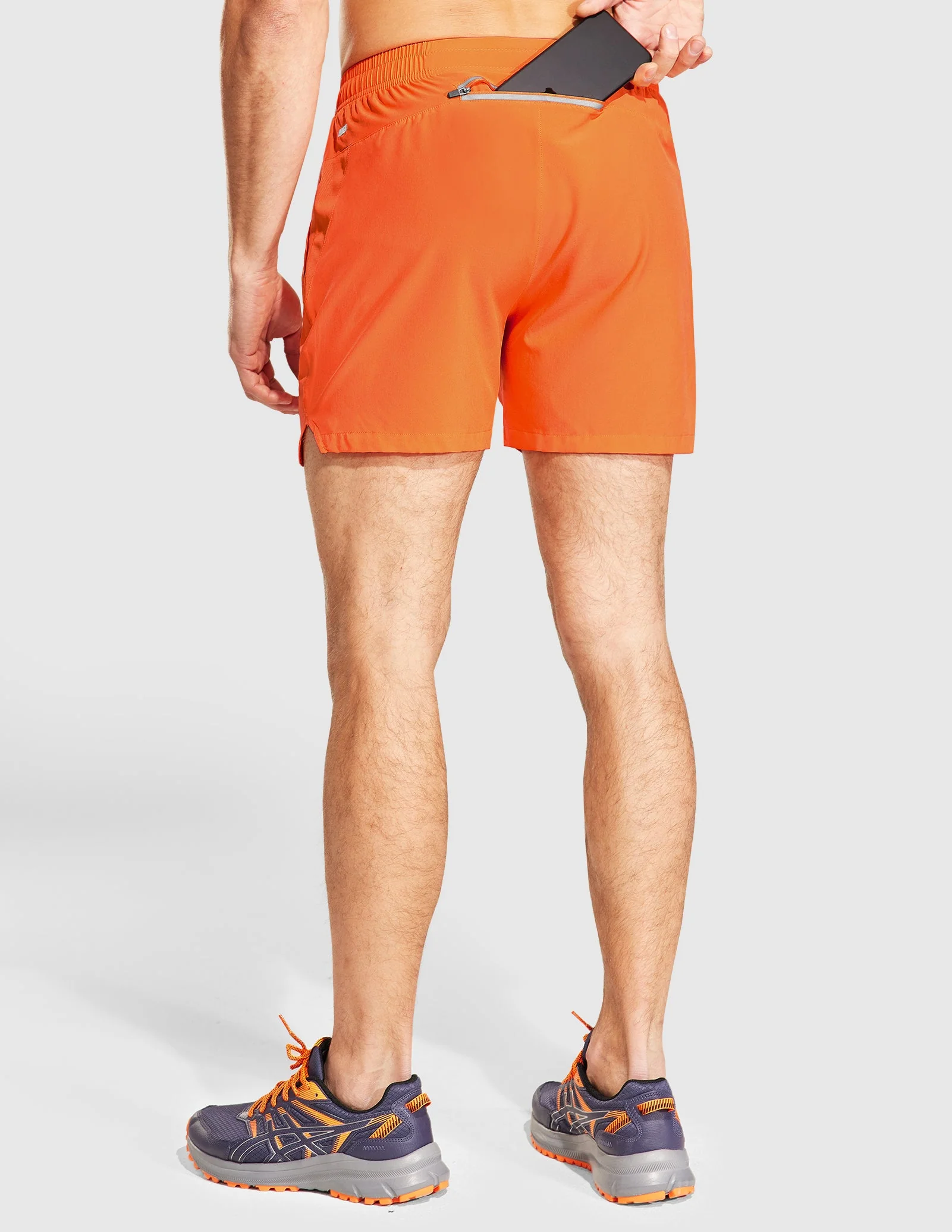 Men's PaceLite Shorts W/ Zipper Pockets 5" - Image 4