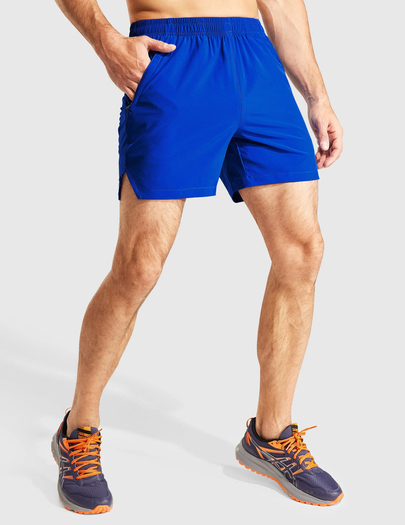 Men's PaceLite Shorts W/ Zipper Pockets 5" - Image 42