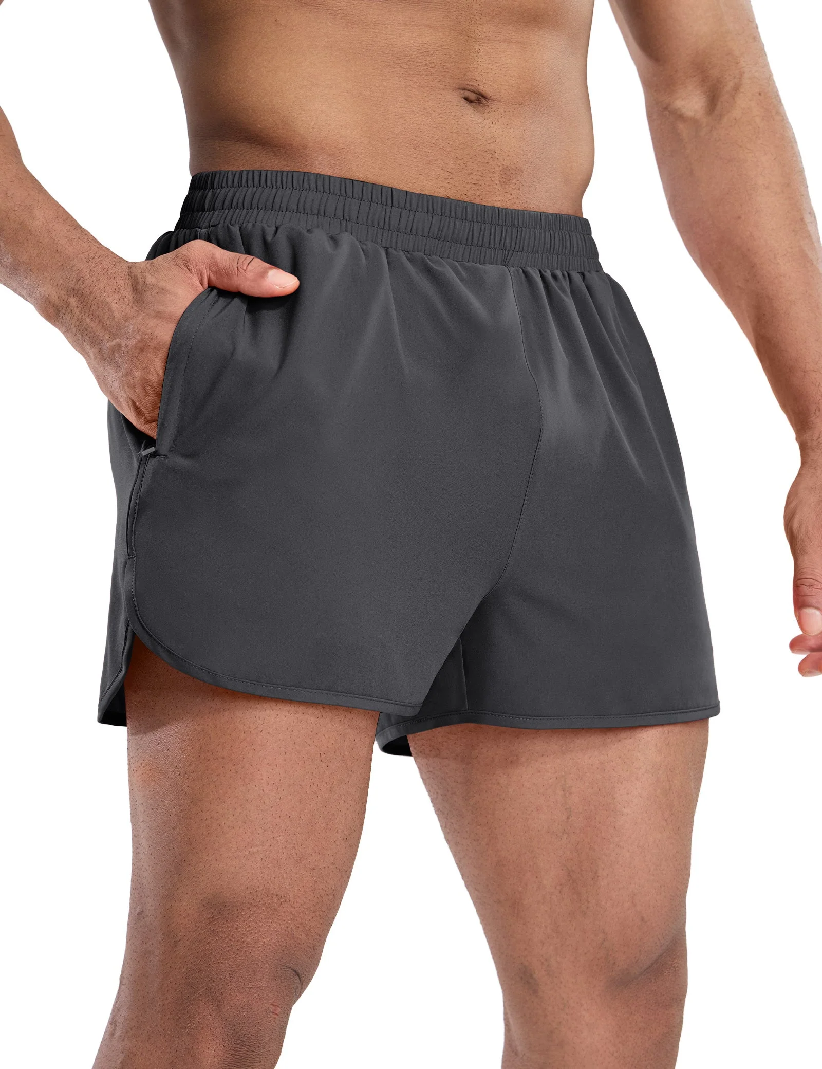 Men's PaceLite Split Shorts W/Brief 3" - Image 15