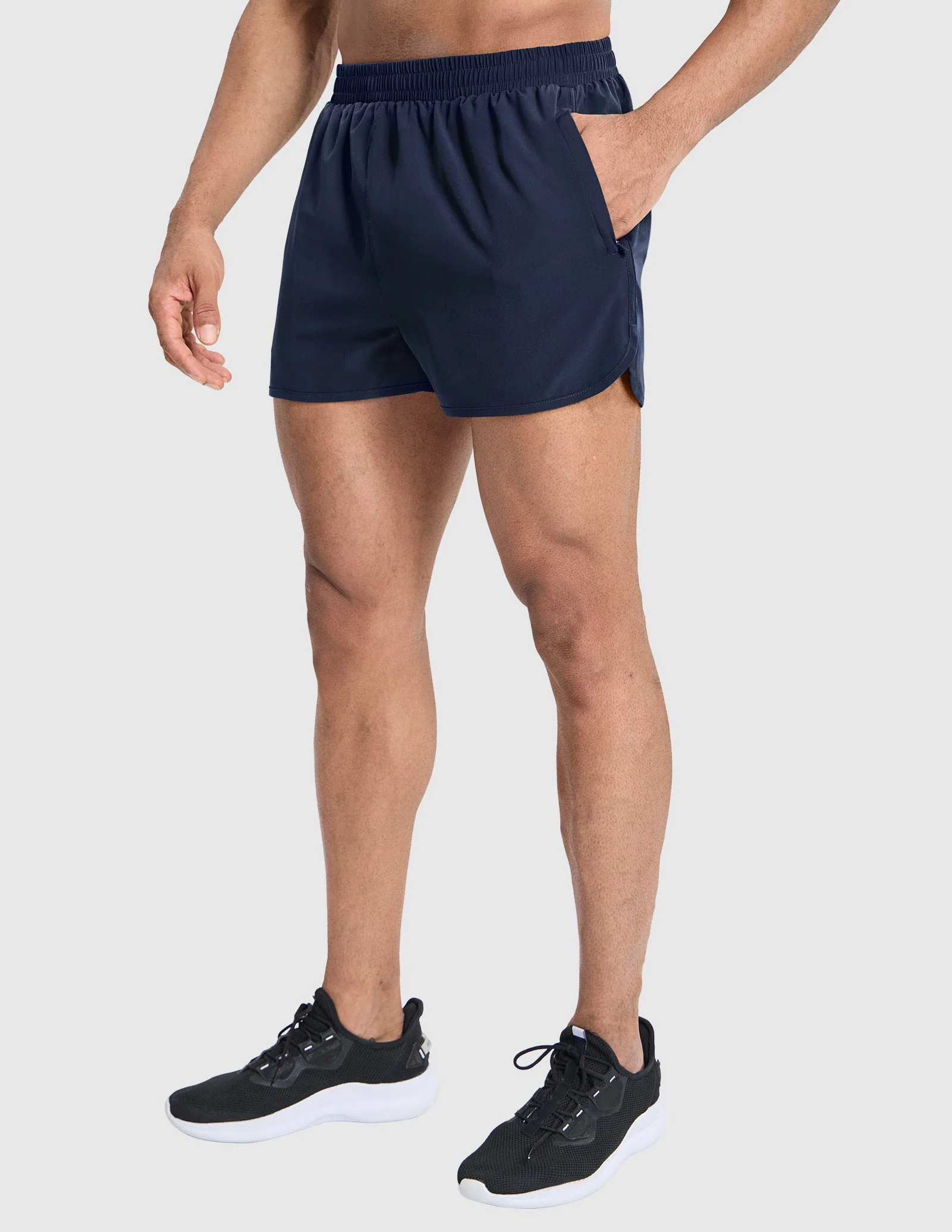 Men's PaceLite Split Shorts W/Brief 3" - Image 26