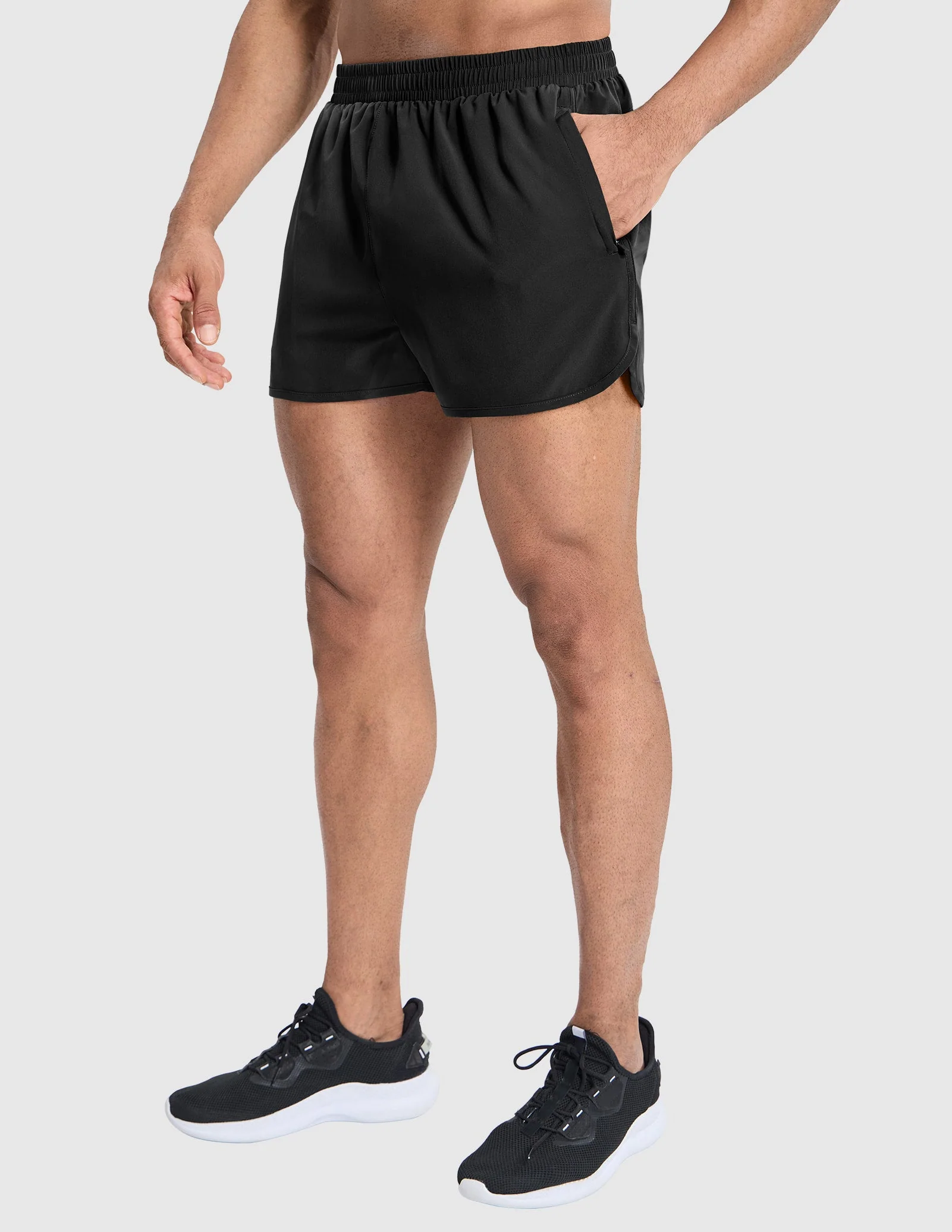Men's PaceLite Split Shorts W/Brief 3" - Image 34
