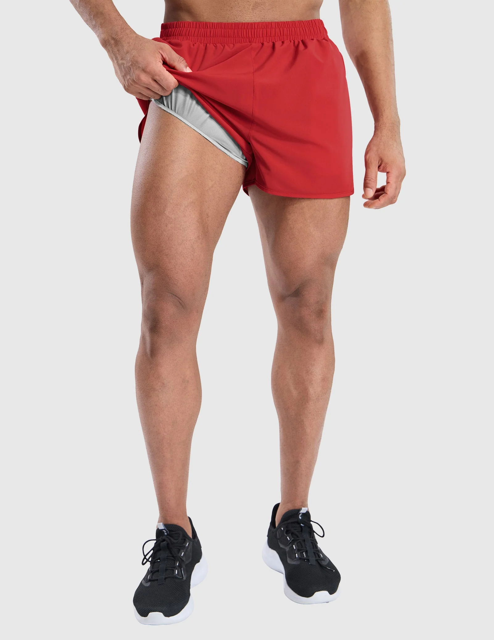 Men's PaceLite Split Shorts W/Brief 3" - Image 40