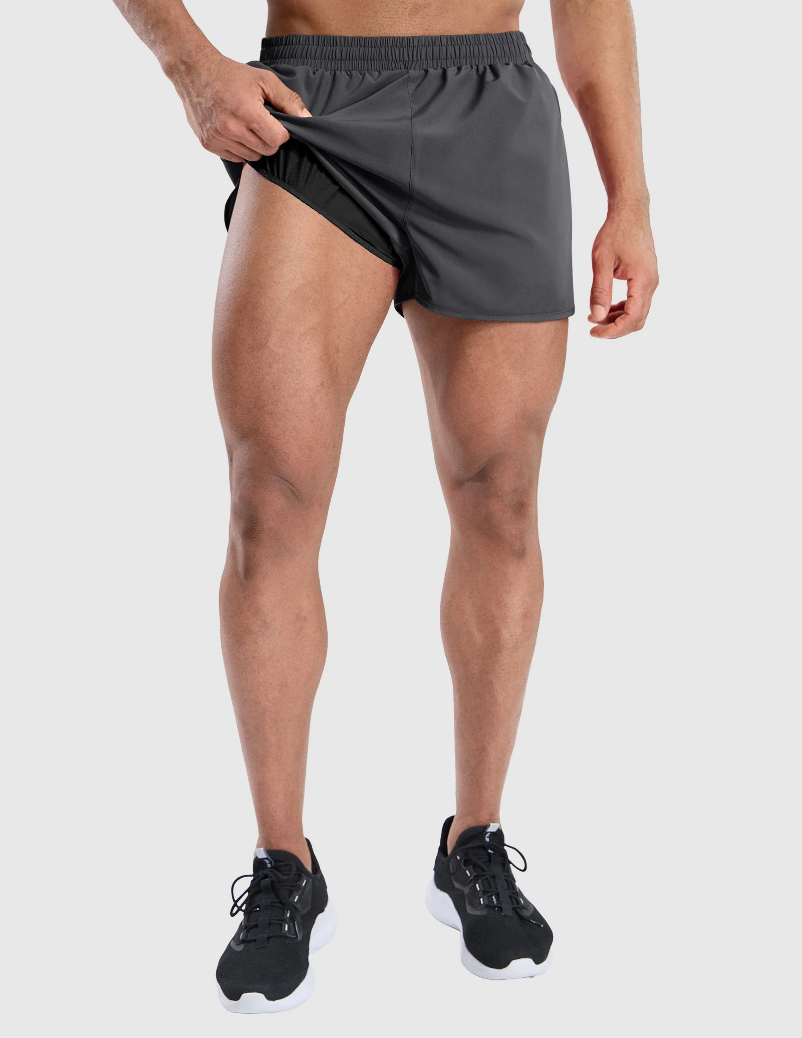 Men's PaceLite Split Shorts W/Brief 3" - Image 58
