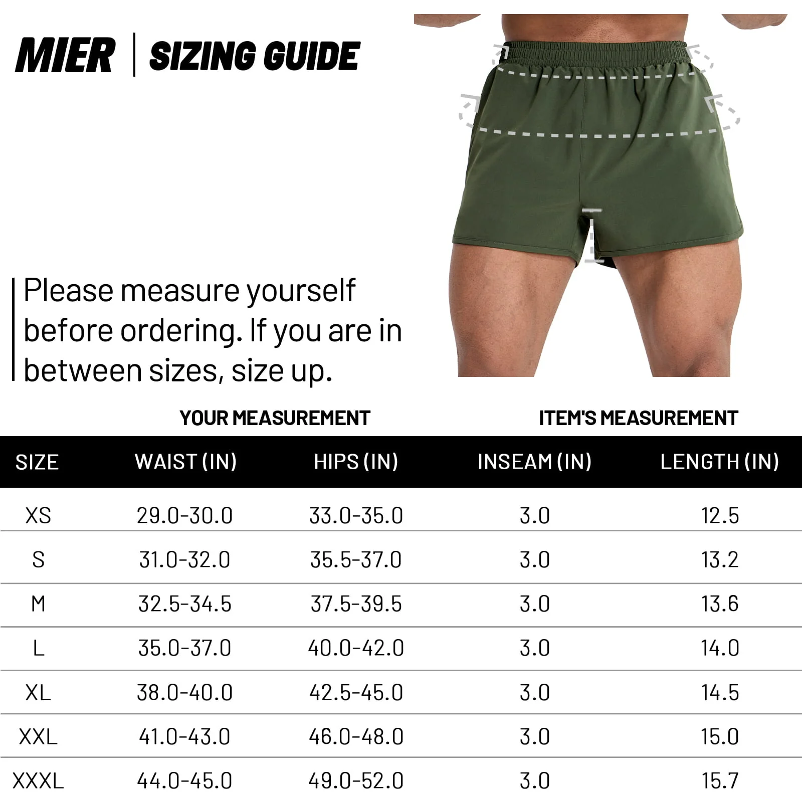 Men's PaceLite Split Shorts W/Brief 3" - Image 8
