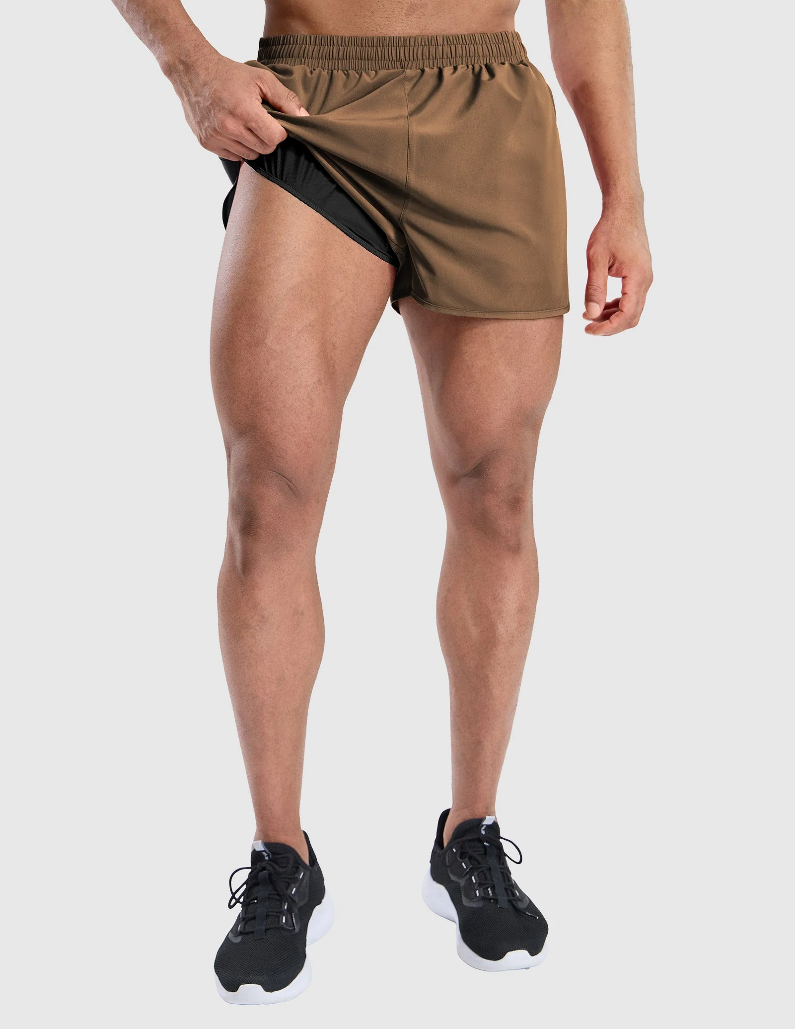 Men's PaceLite Split Shorts W/Brief 3" - Image 87