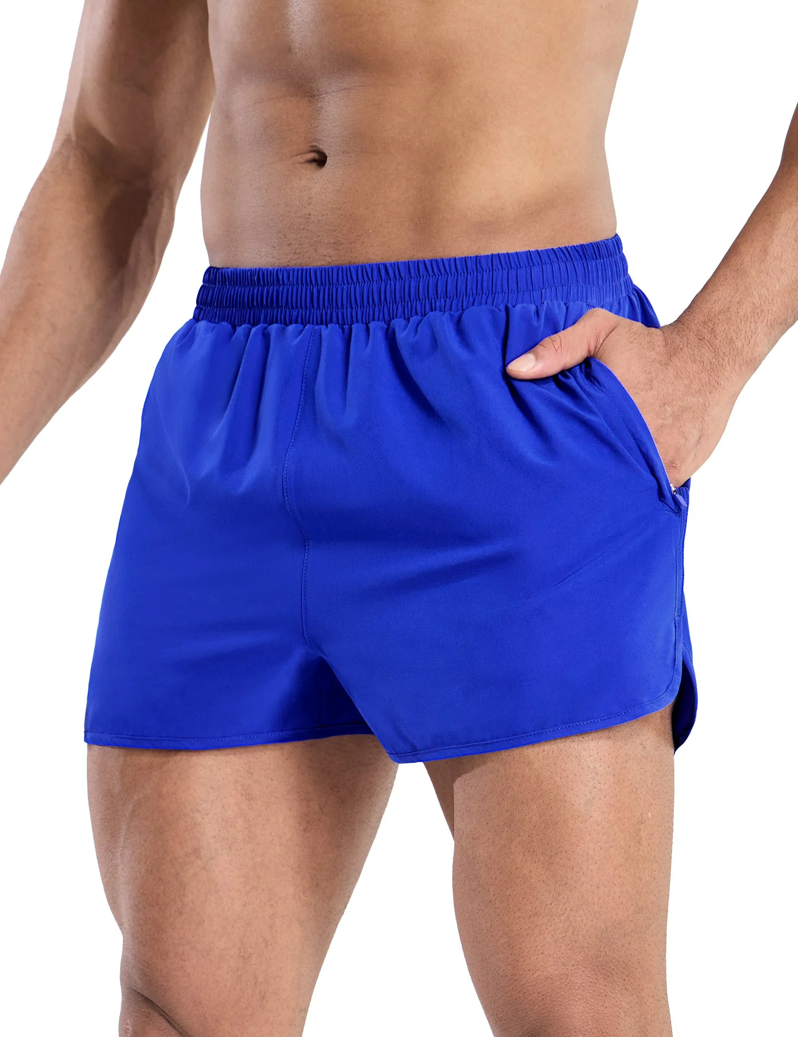 Men's PaceLite Split Shorts W/Brief 3" - Image 9