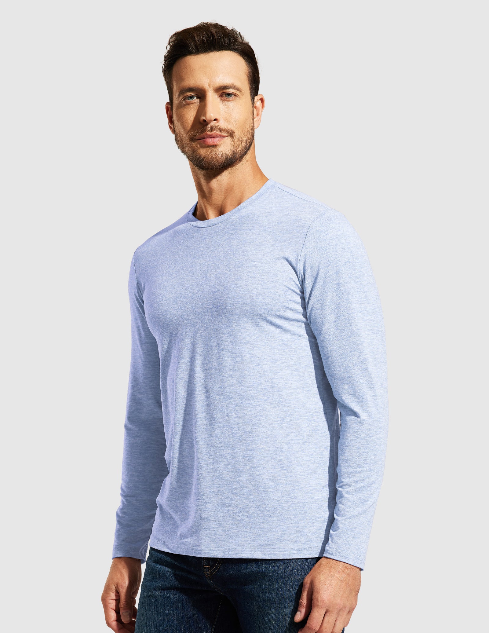 Men’s X-Sofort® Buttery Soft Long Sleeve Athletic Crew Neck Tee - Image 101