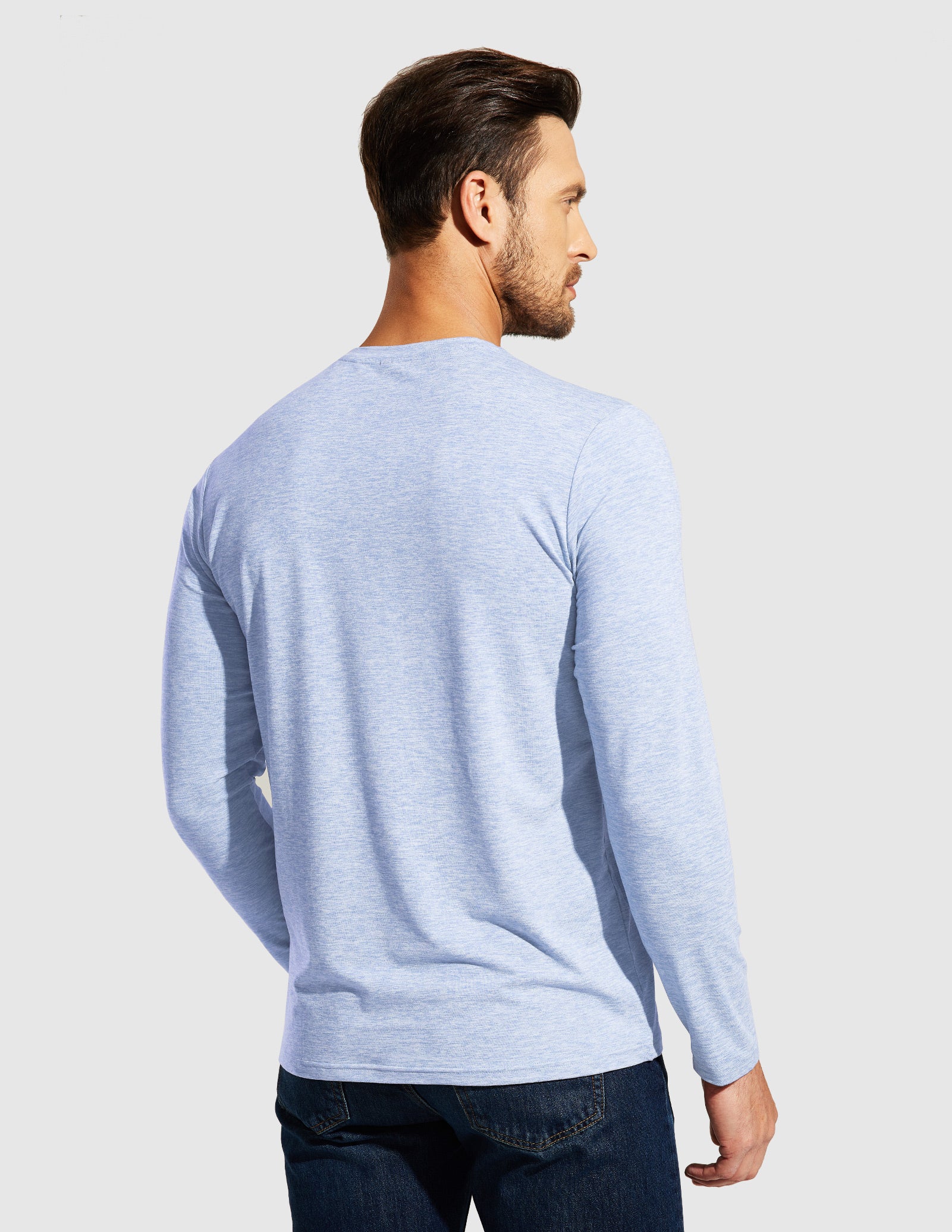 Men’s X-Sofort® Buttery Soft Long Sleeve Athletic Crew Neck Tee - Image 102