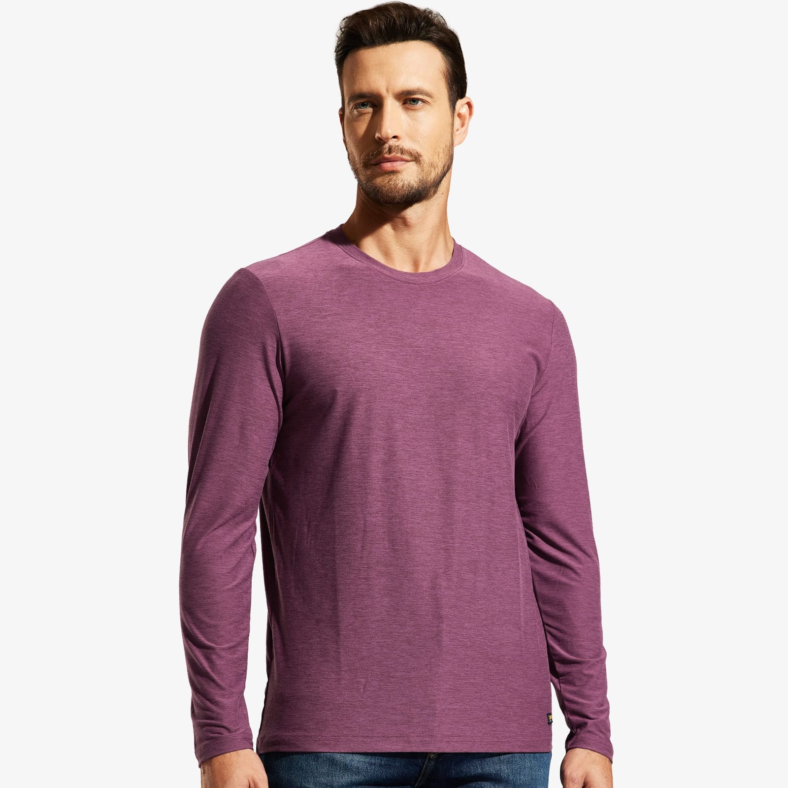 Men’s X-Sofort® Buttery Soft Long Sleeve Athletic Crew Neck Tee - Image 12