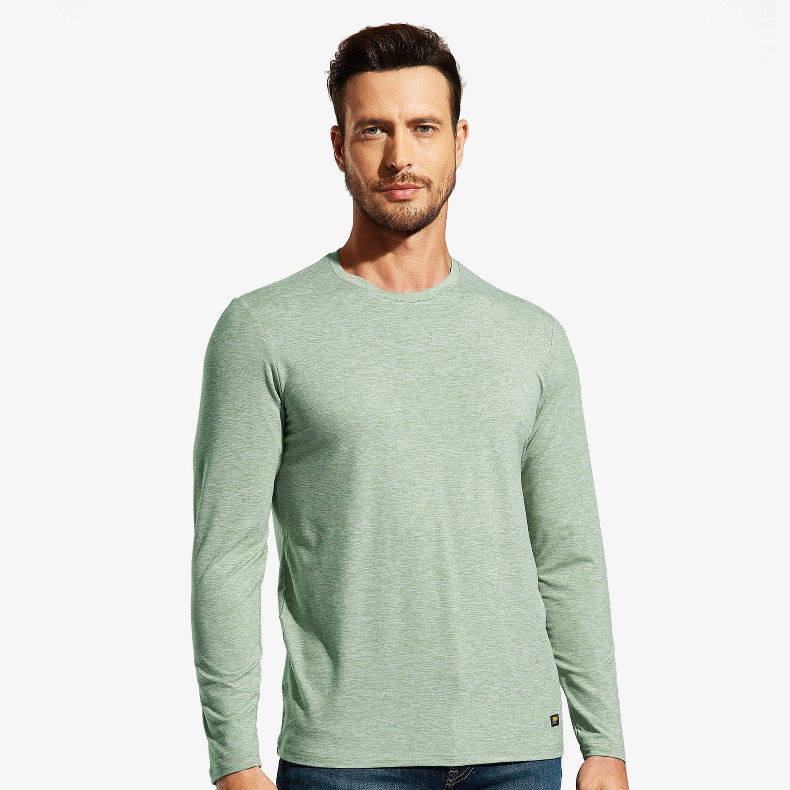 Men’s X-Sofort® Buttery Soft Long Sleeve Athletic Crew Neck Tee - Image 14