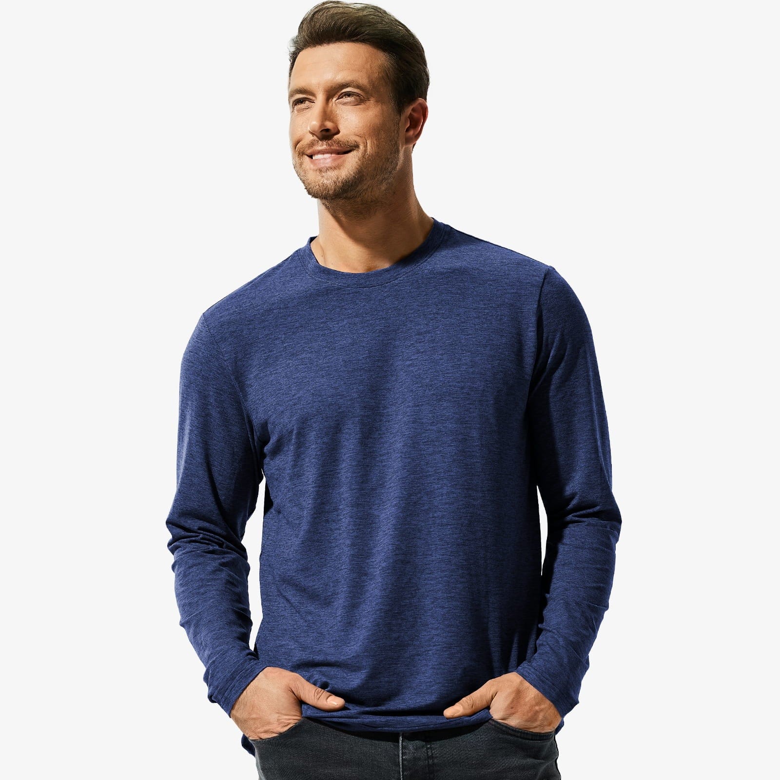 Men’s X-Sofort® Buttery Soft Long Sleeve Athletic Crew Neck Tee - Image 18