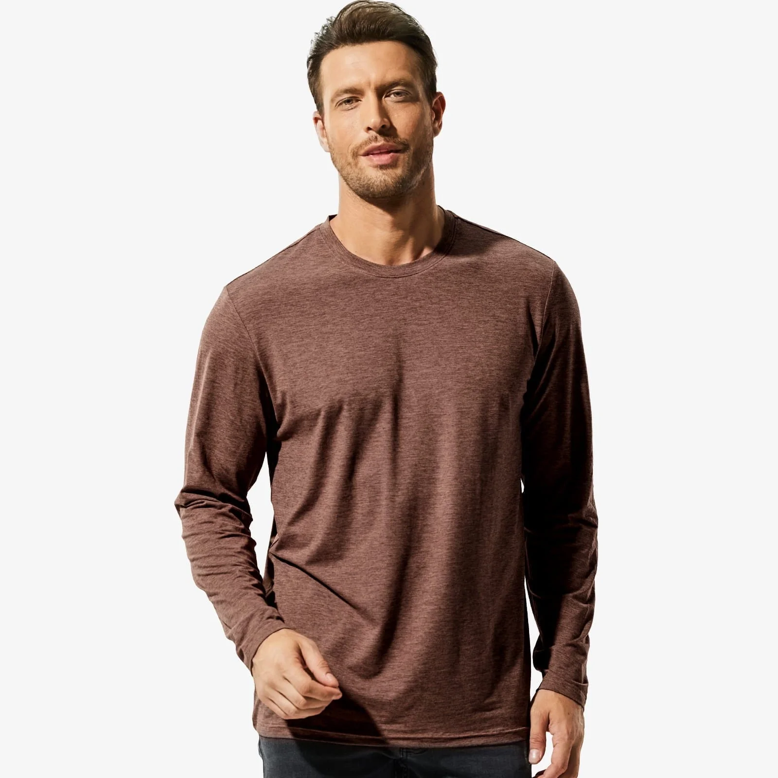 Men’s X-Sofort® Buttery Soft Long Sleeve Athletic Crew Neck Tee - Image 19