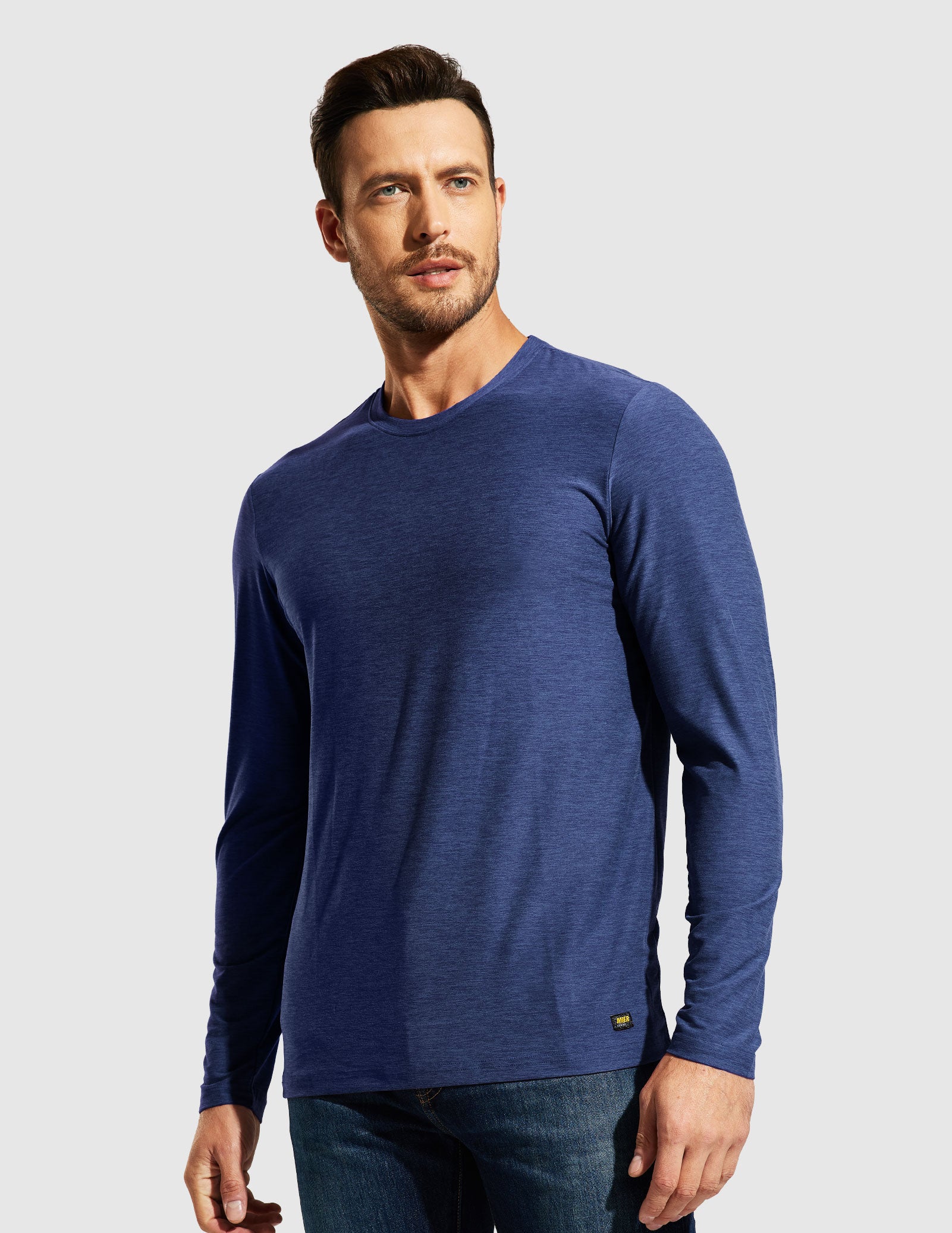 Men’s X-Sofort® Buttery Soft Long Sleeve Athletic Crew Neck Tee - Image 28